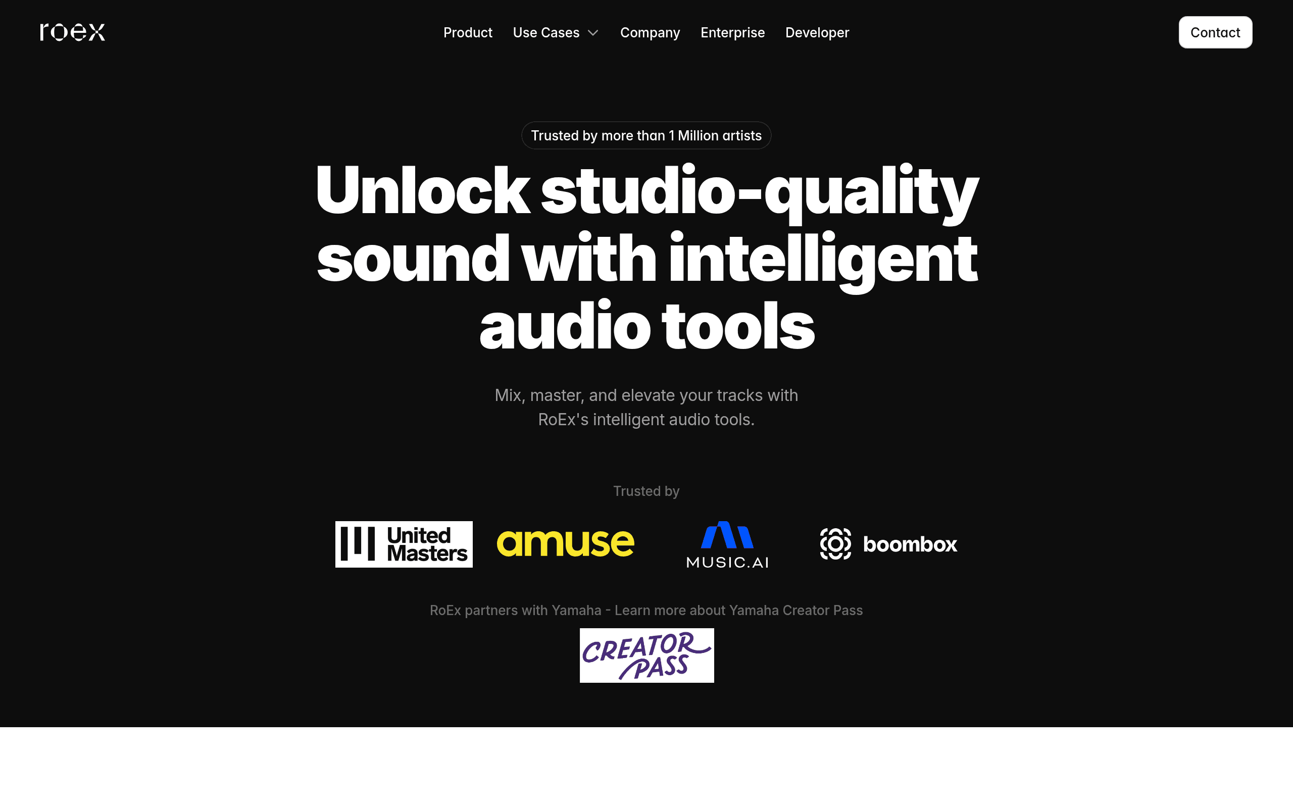 RoEx Mix Check Studio - AI tool screenshot