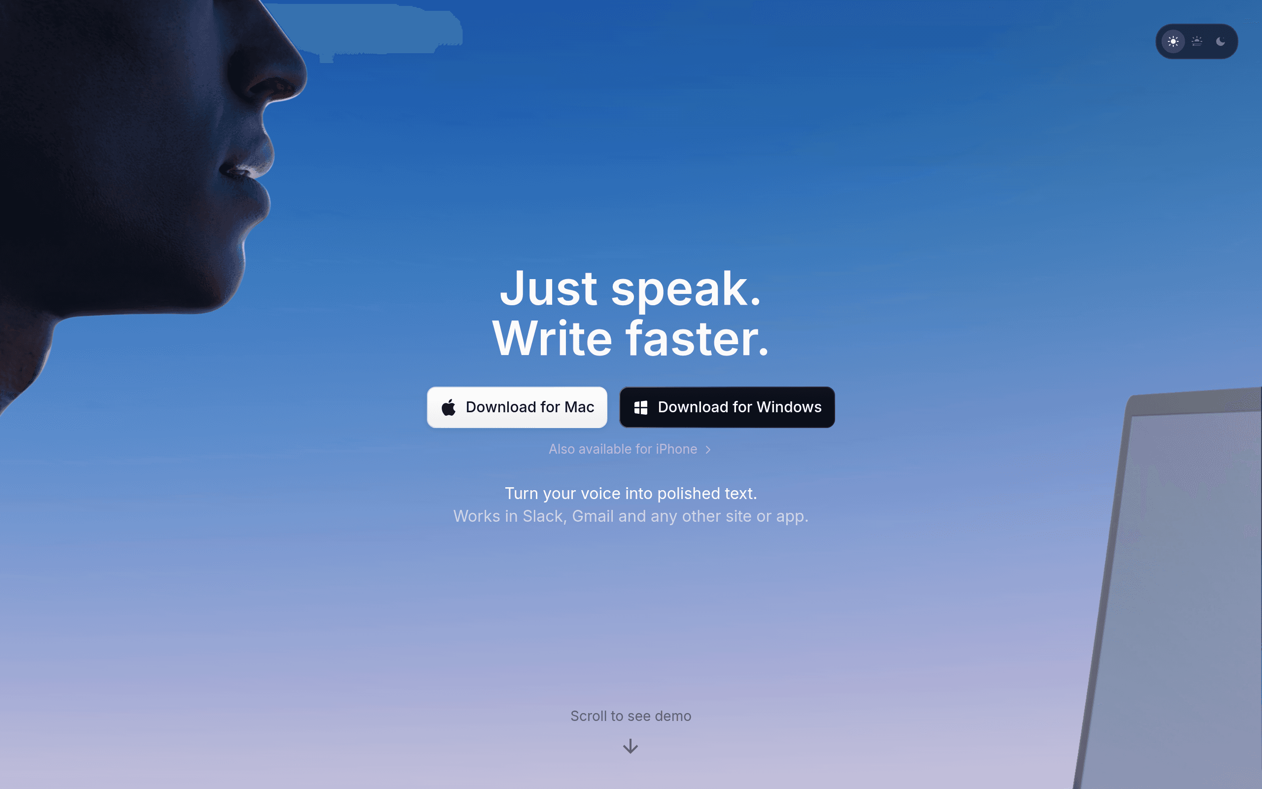 Superwhisper - AI tool screenshot