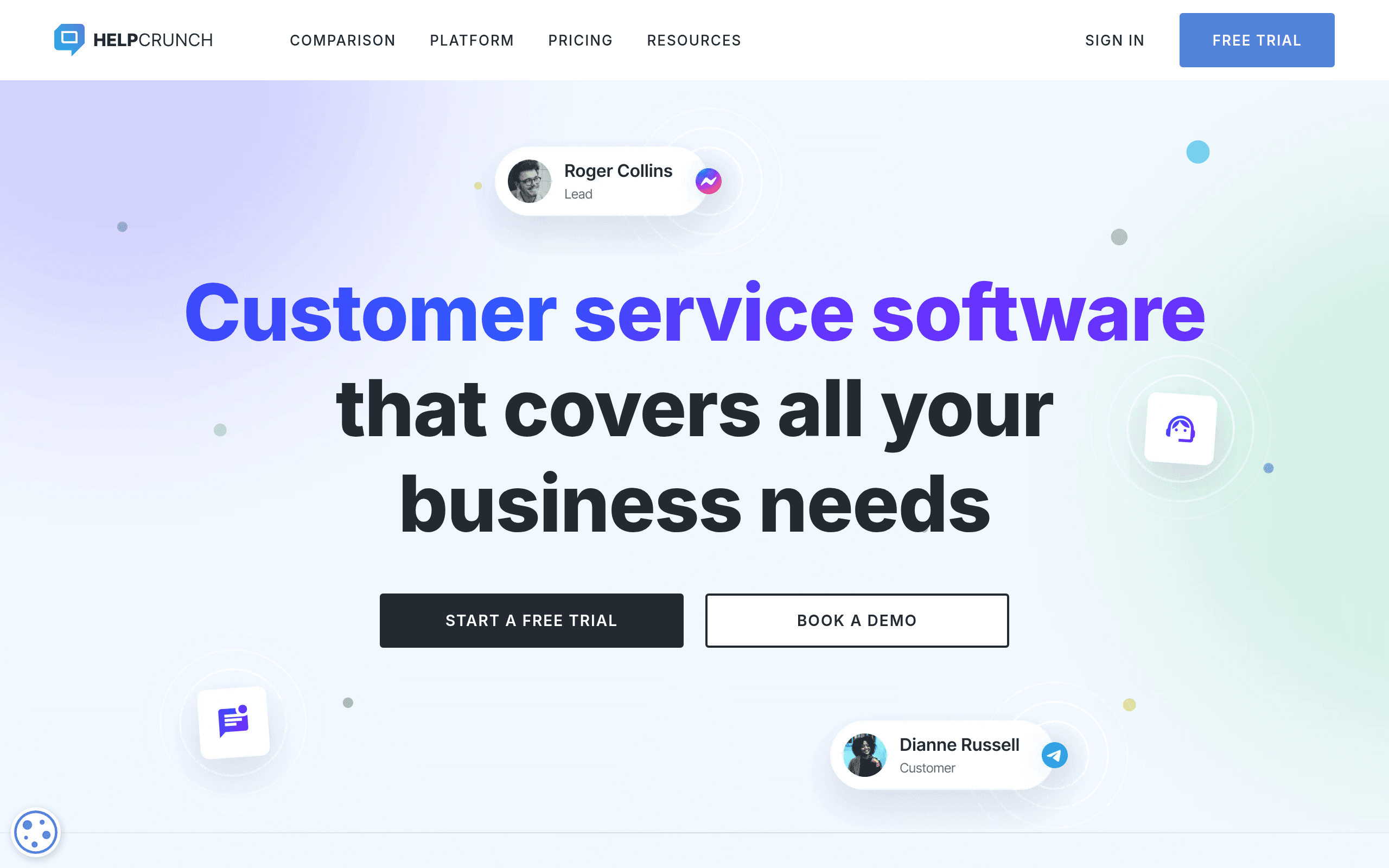 HelpCrunch - AI tool screenshot