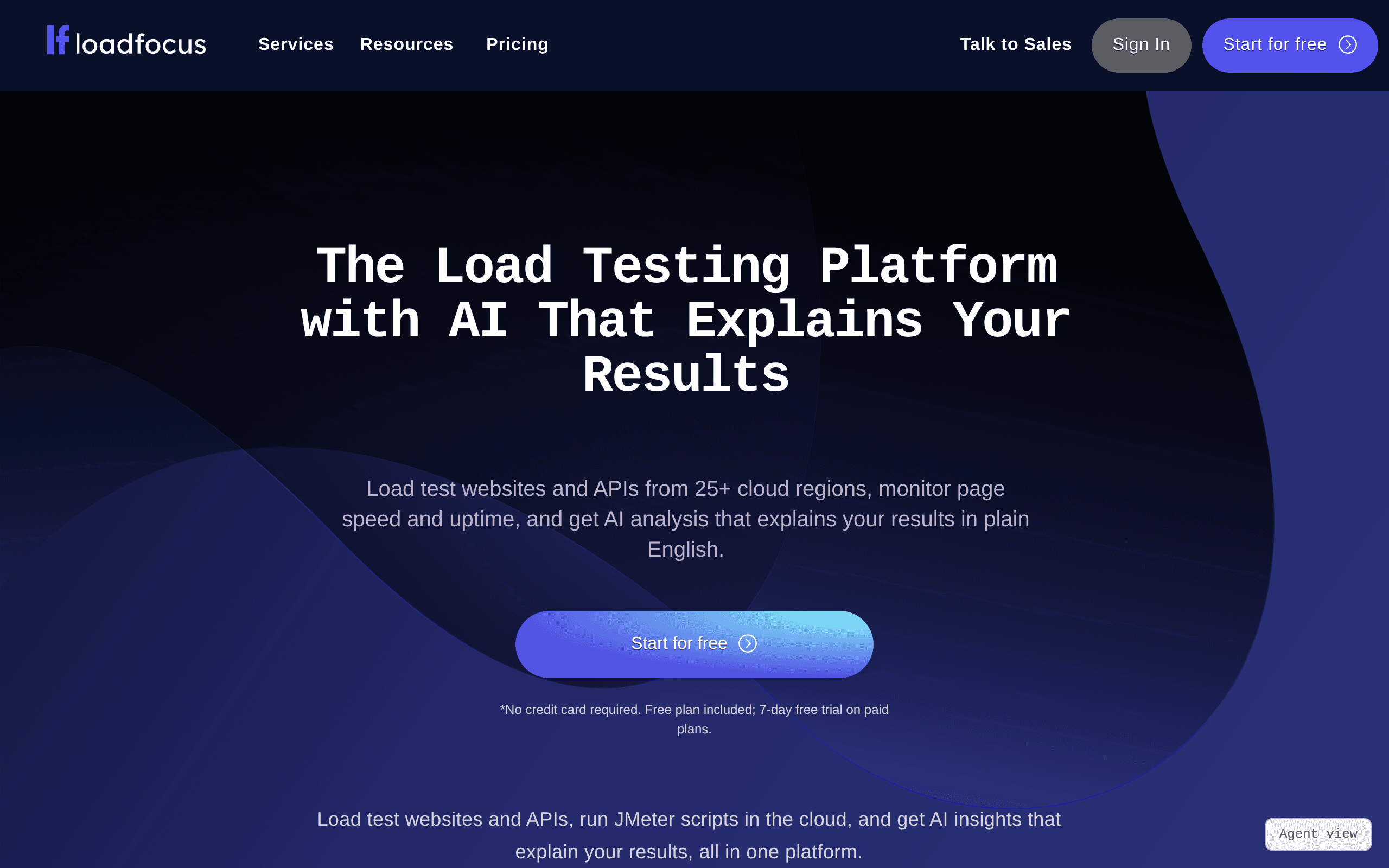 LoadFocus - AI tool screenshot