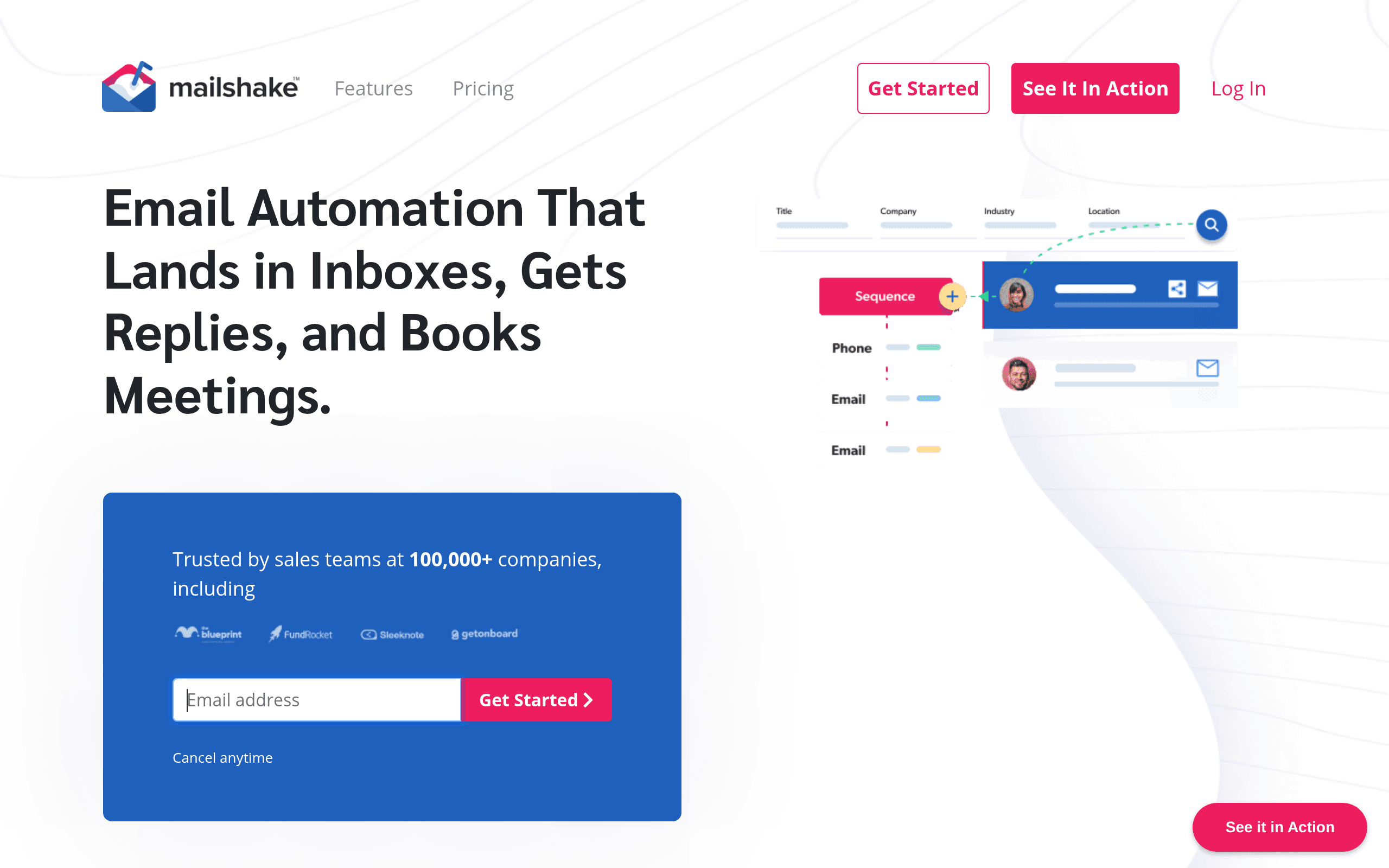 Mailshake - AI tool screenshot