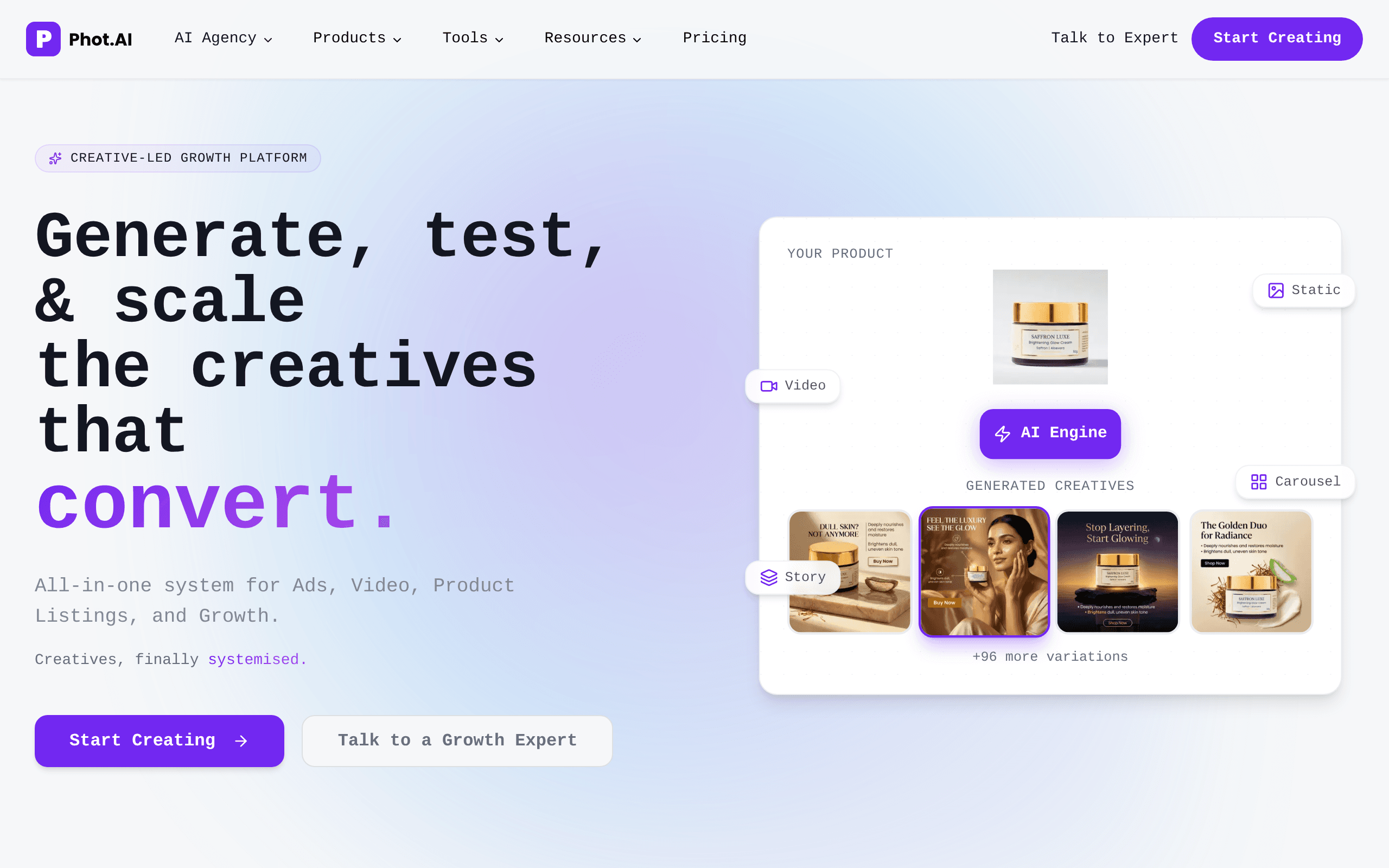 Phot.AI - AI tool screenshot