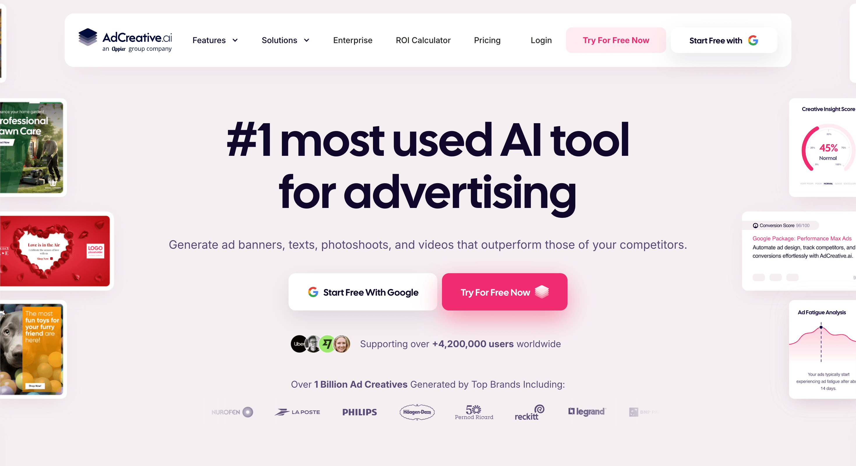 AdCreative.ai screenshot
