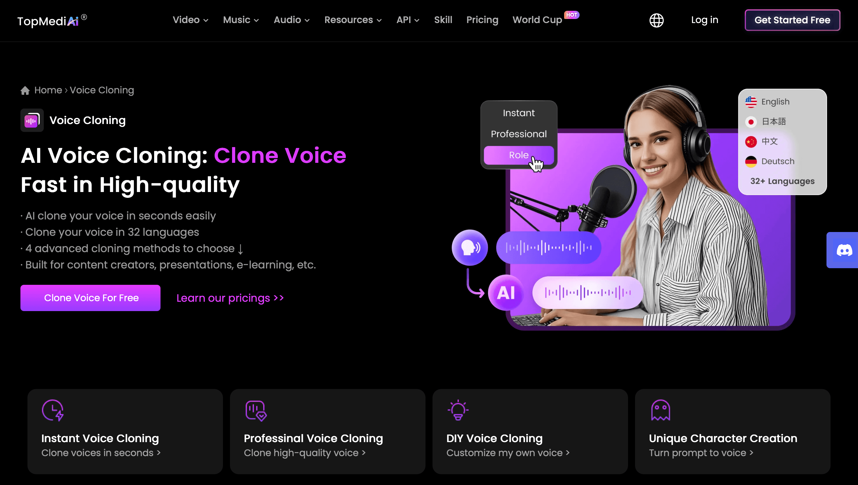 AI Voice Clone screenshot