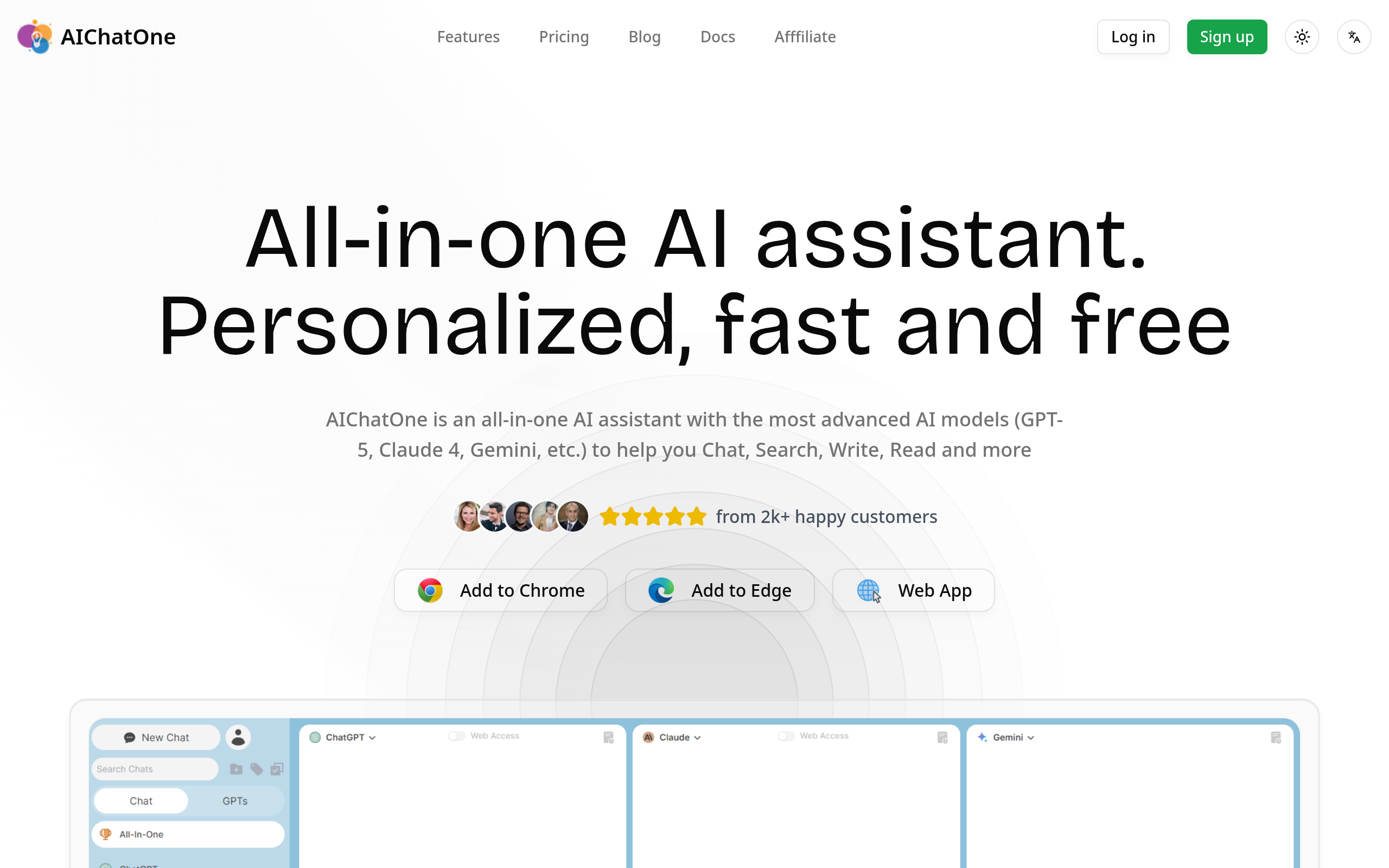 AIChatOne screenshot