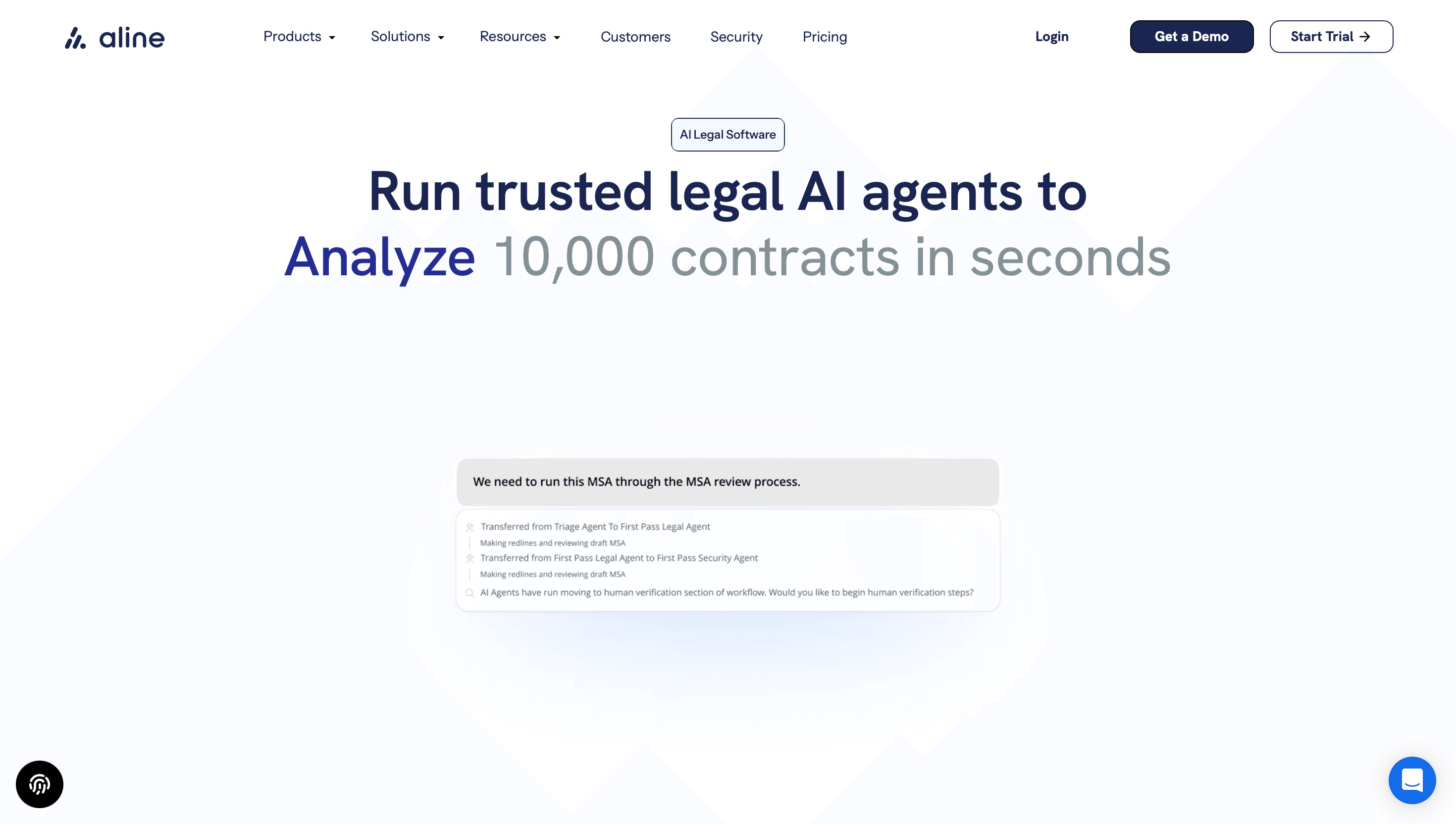 Aline screenshot