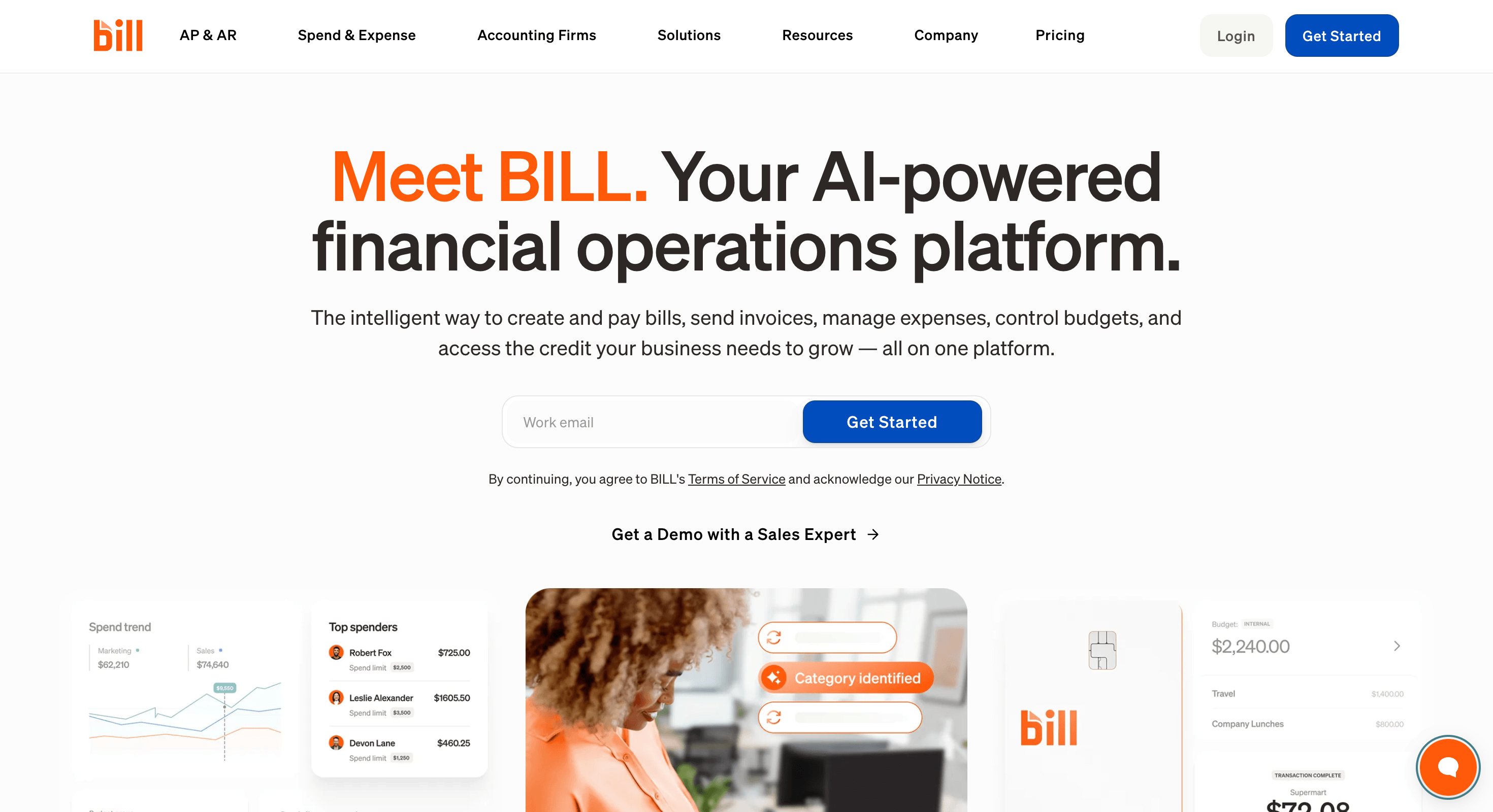 BILL screenshot