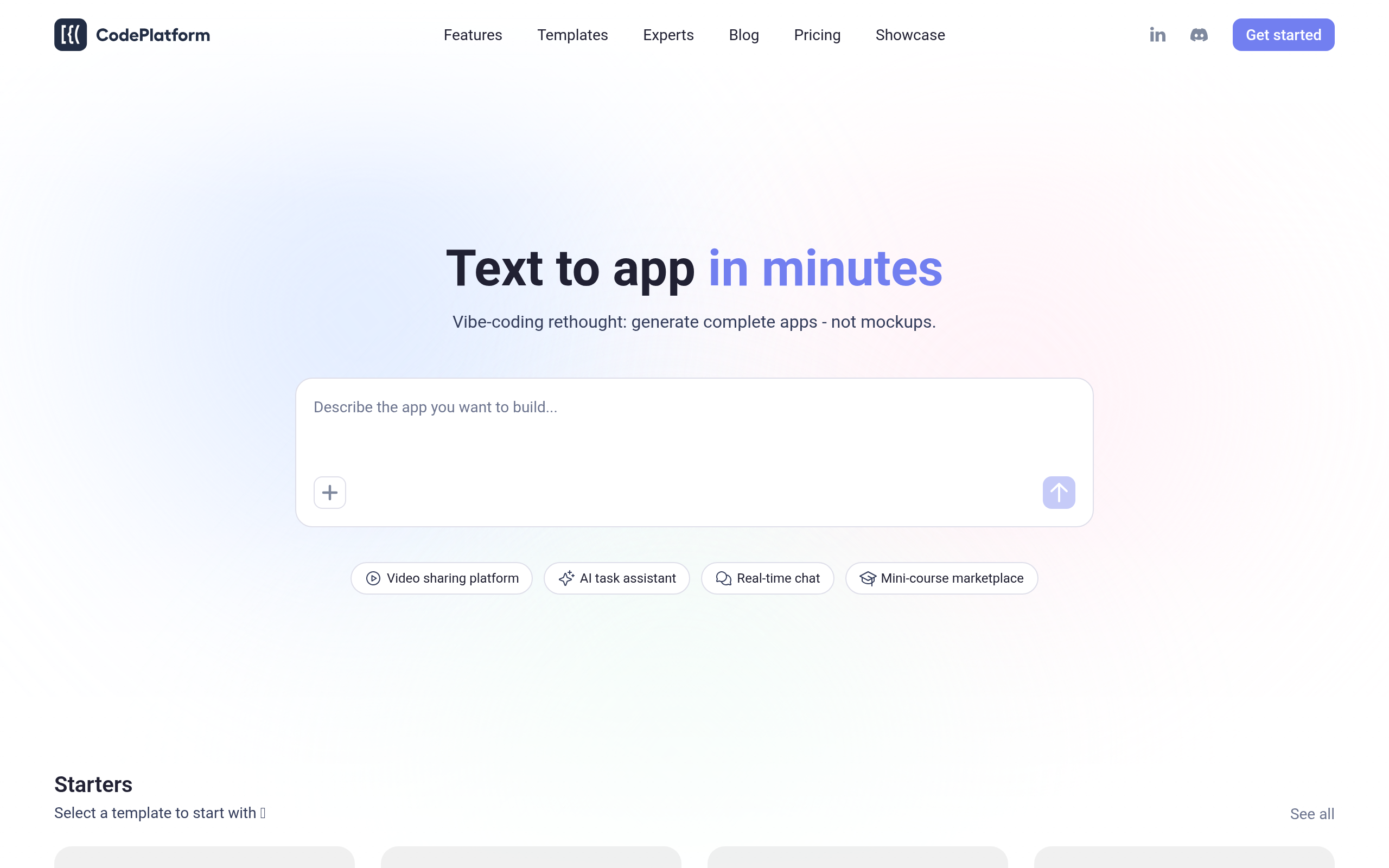 CodePlatform screenshot