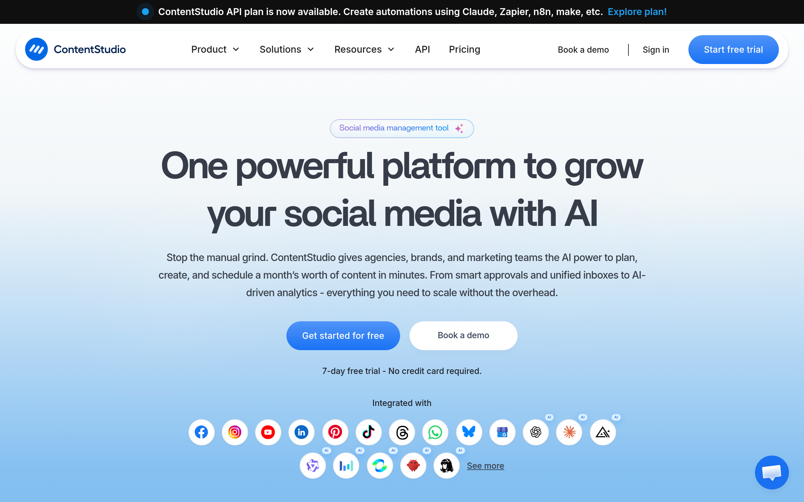 ContentStudio screenshot