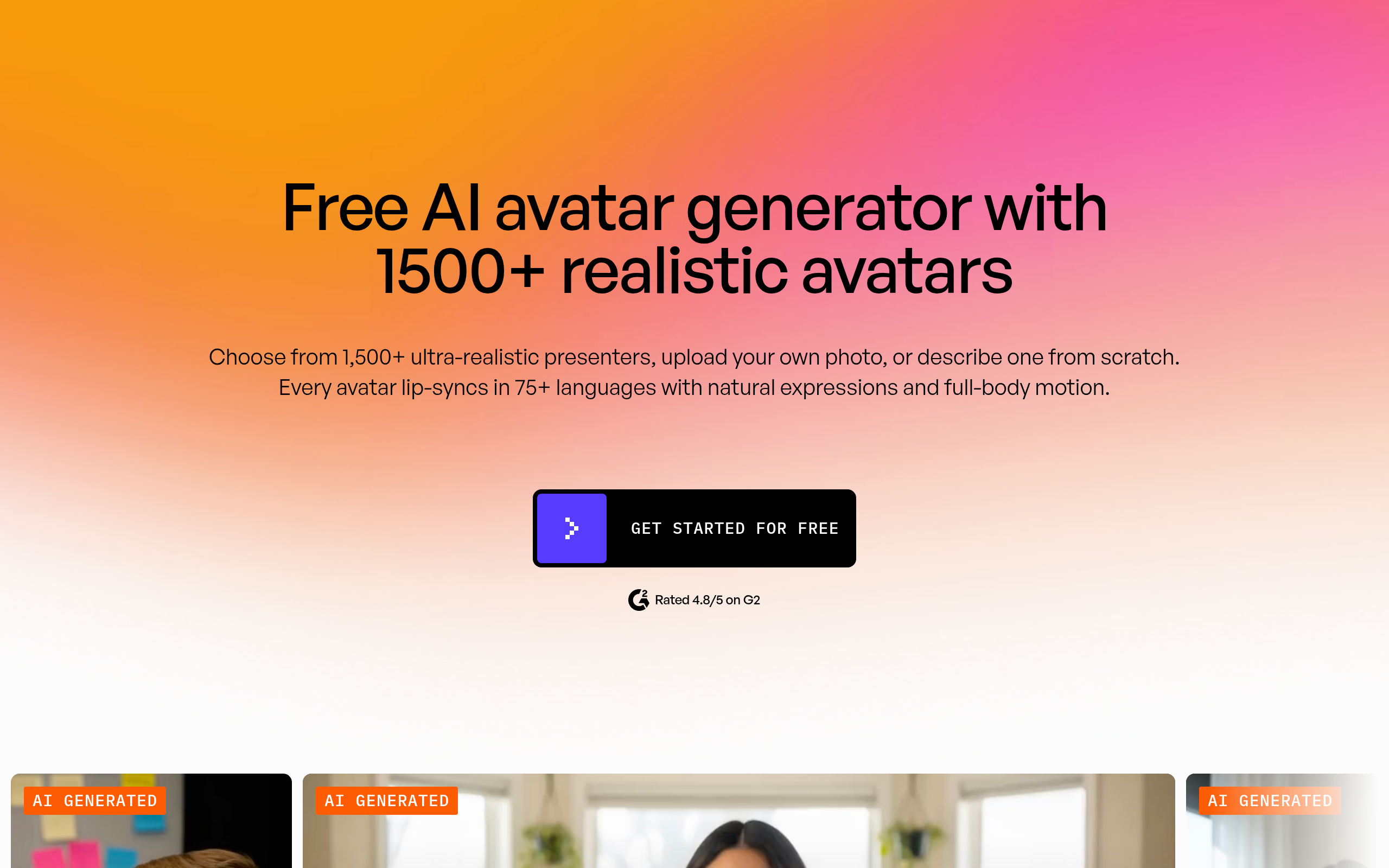 AI Avatar Generator screenshot