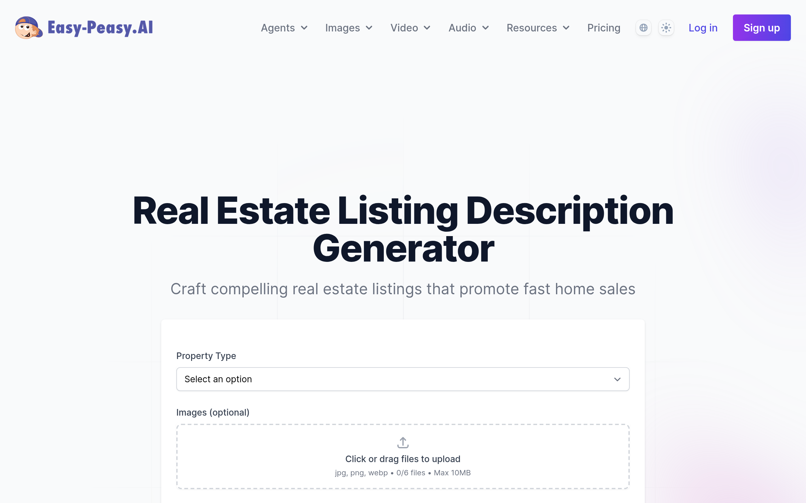 Free AI Real Estate Listing Description Generator
