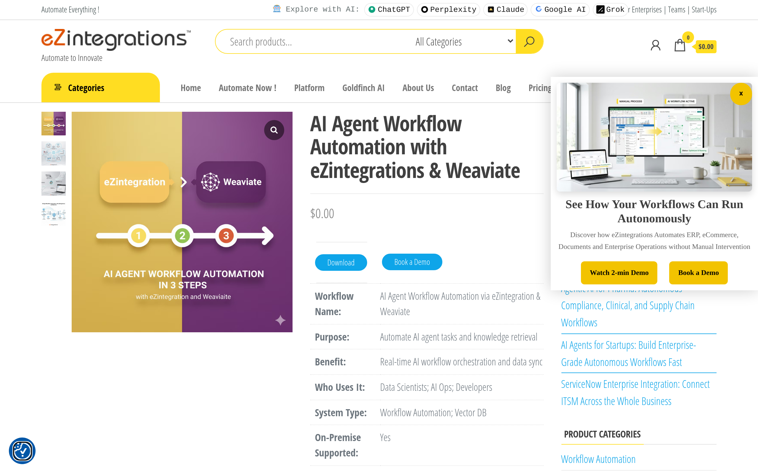 eZintegrations Automation Hub