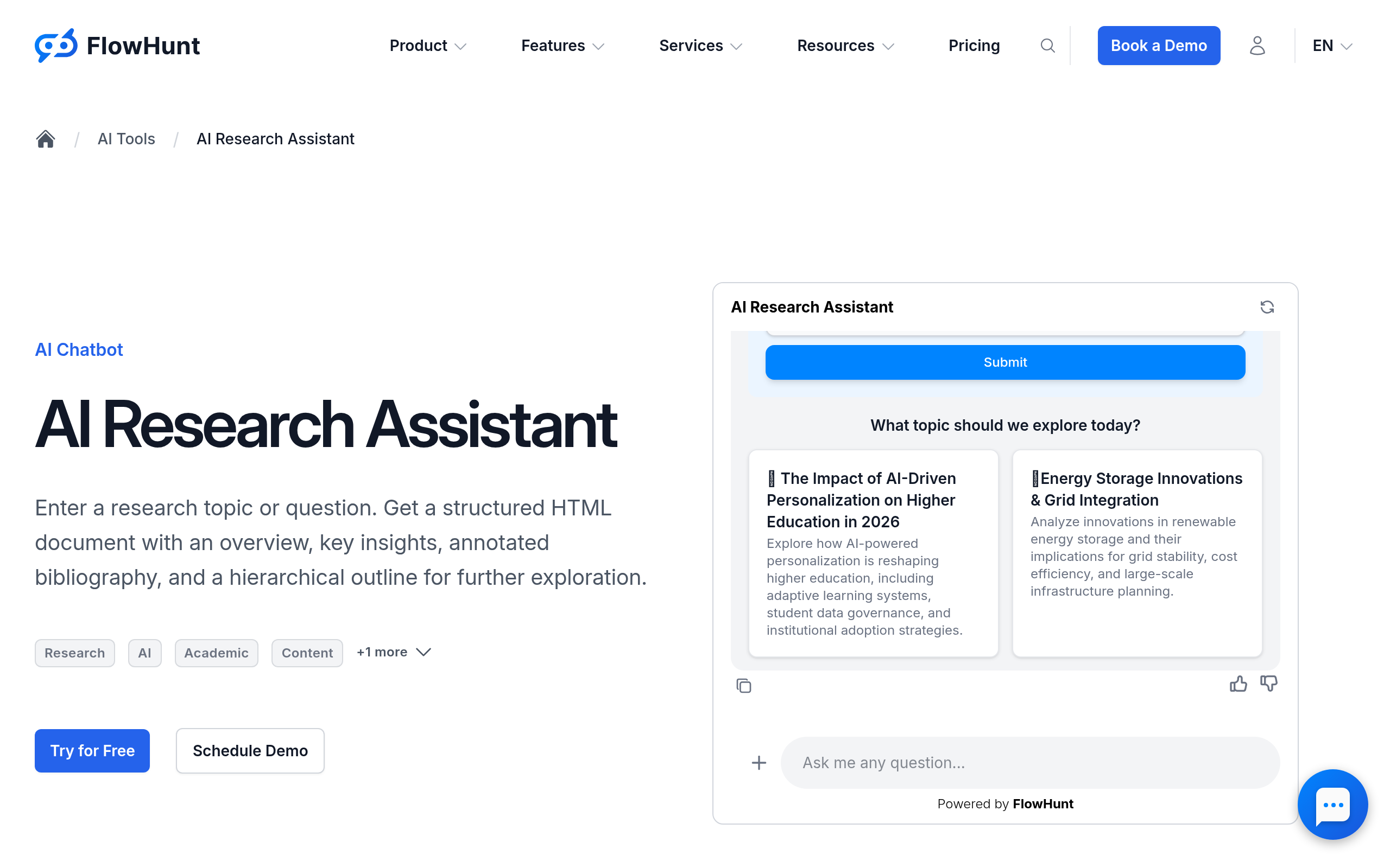 AI Research Assistant
