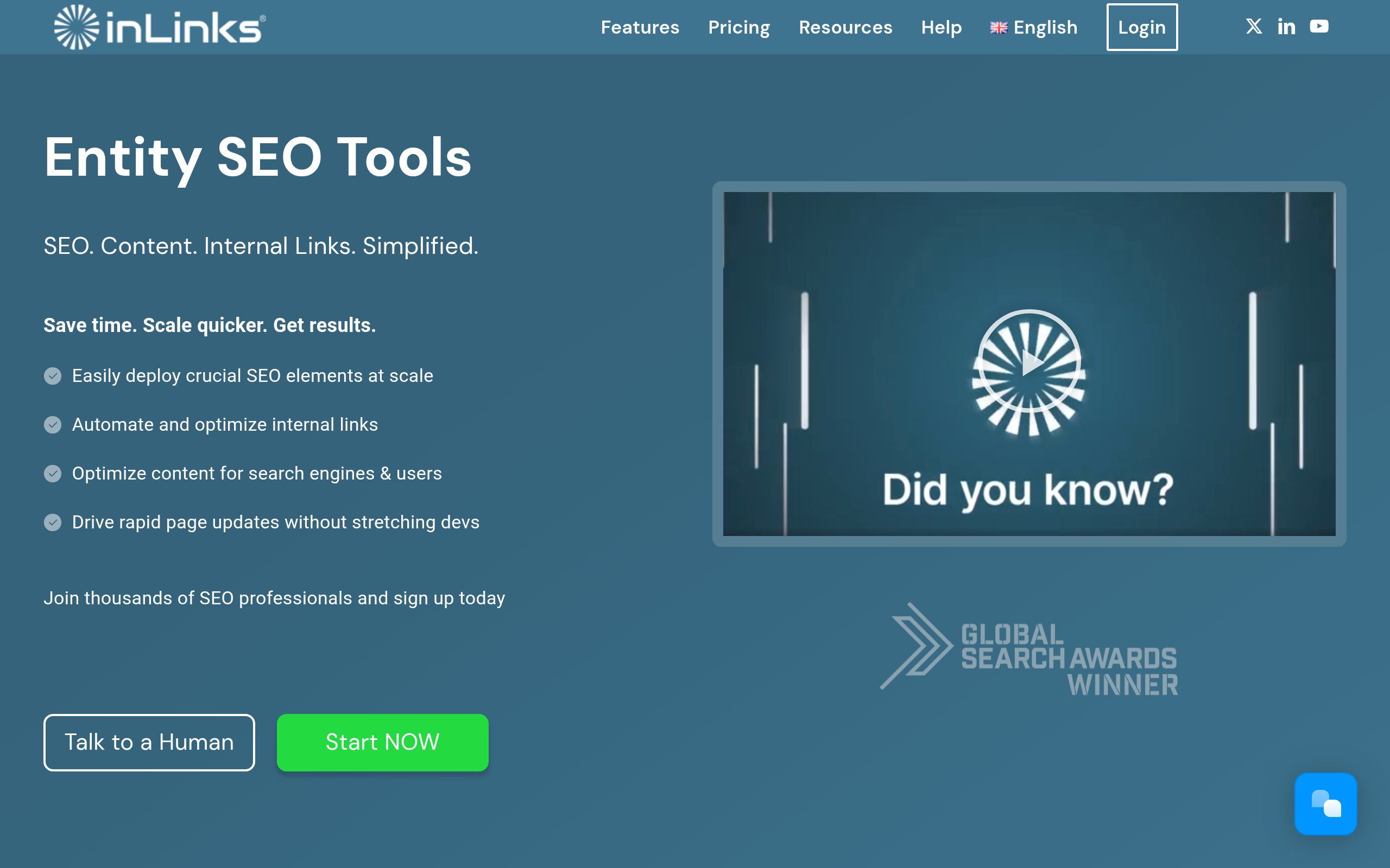 Inlinks® Entity SEO Tool screenshot