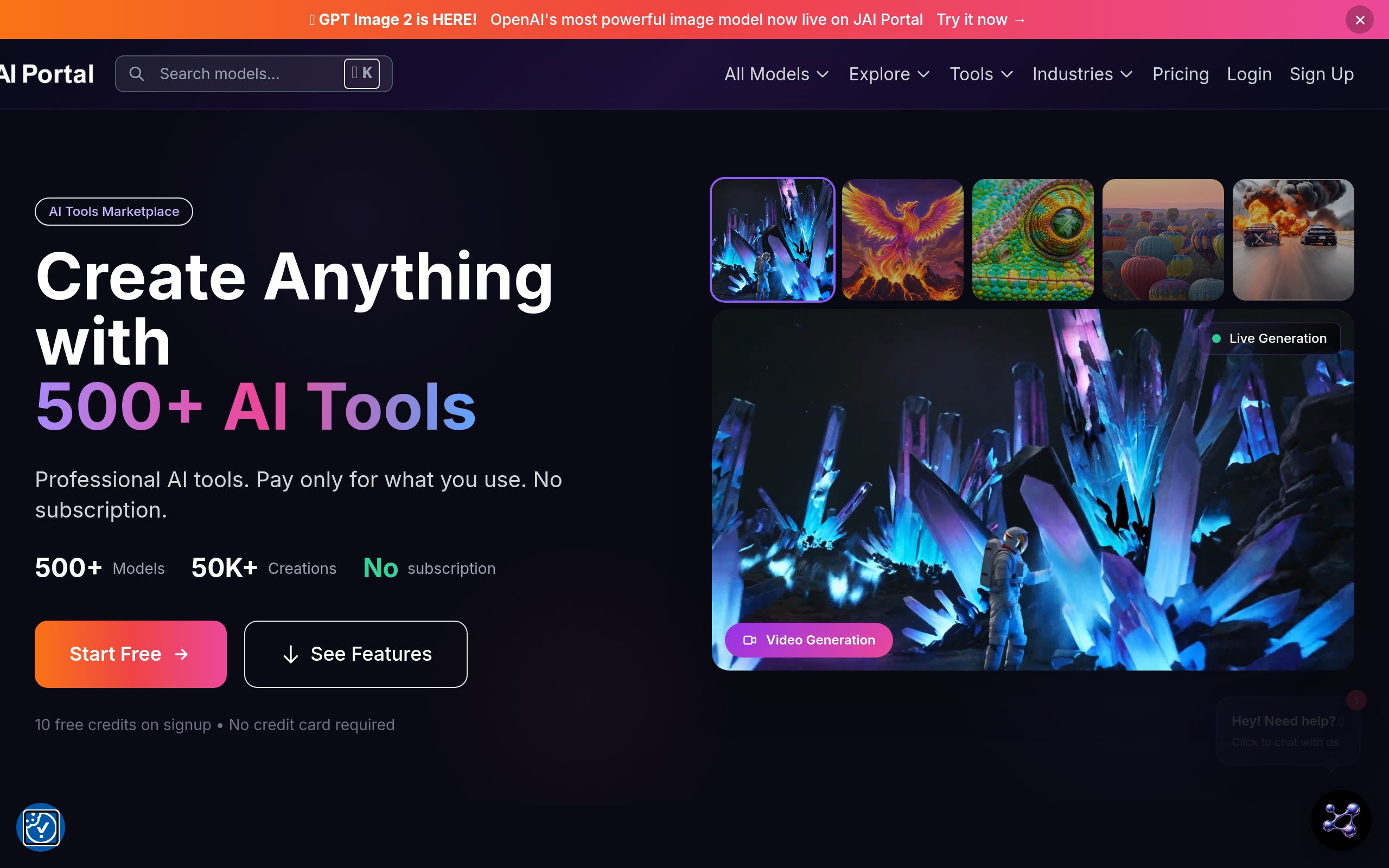 JAI Portal screenshot