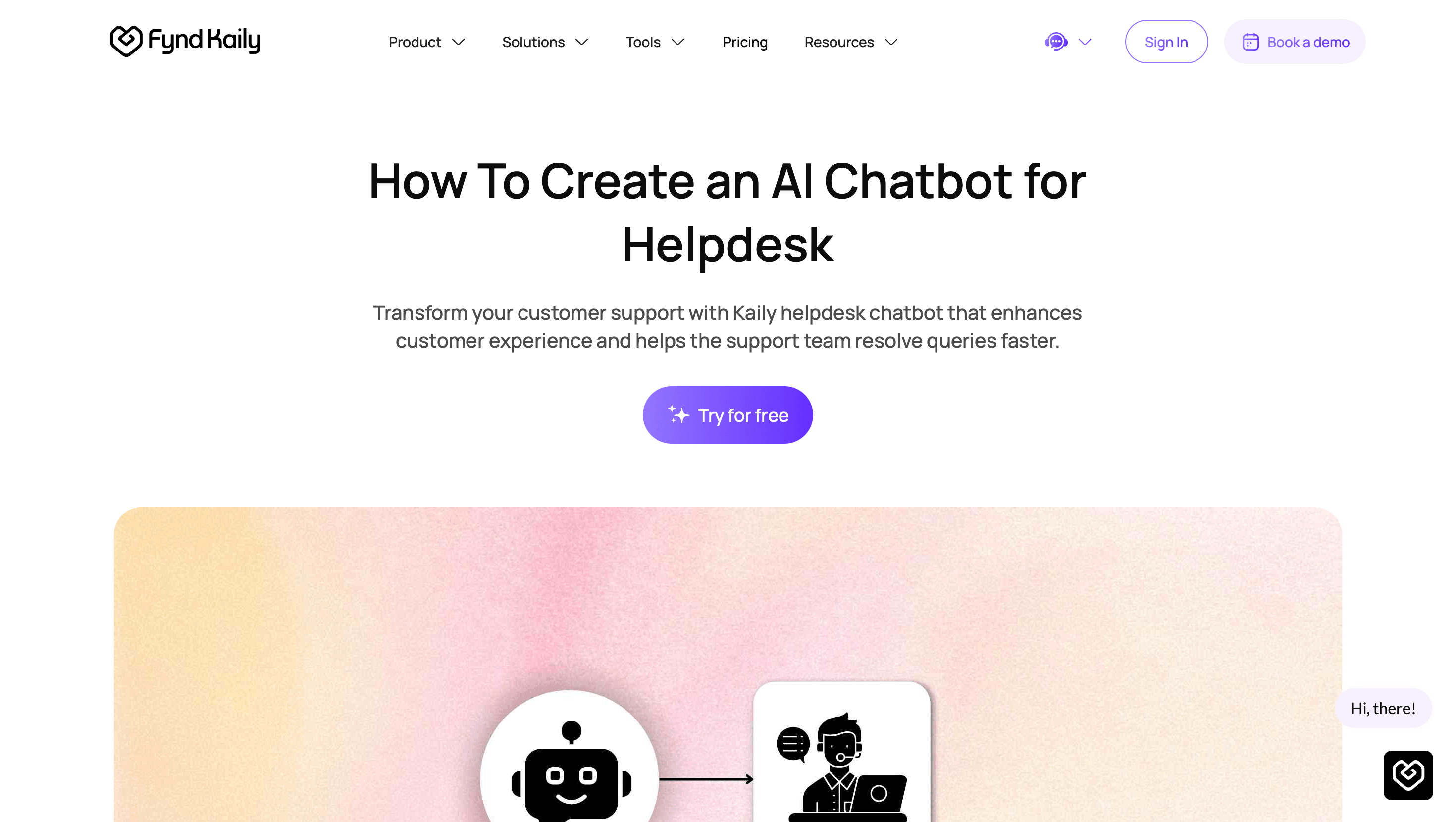 Kaily AI Chatbot For Helpdesk