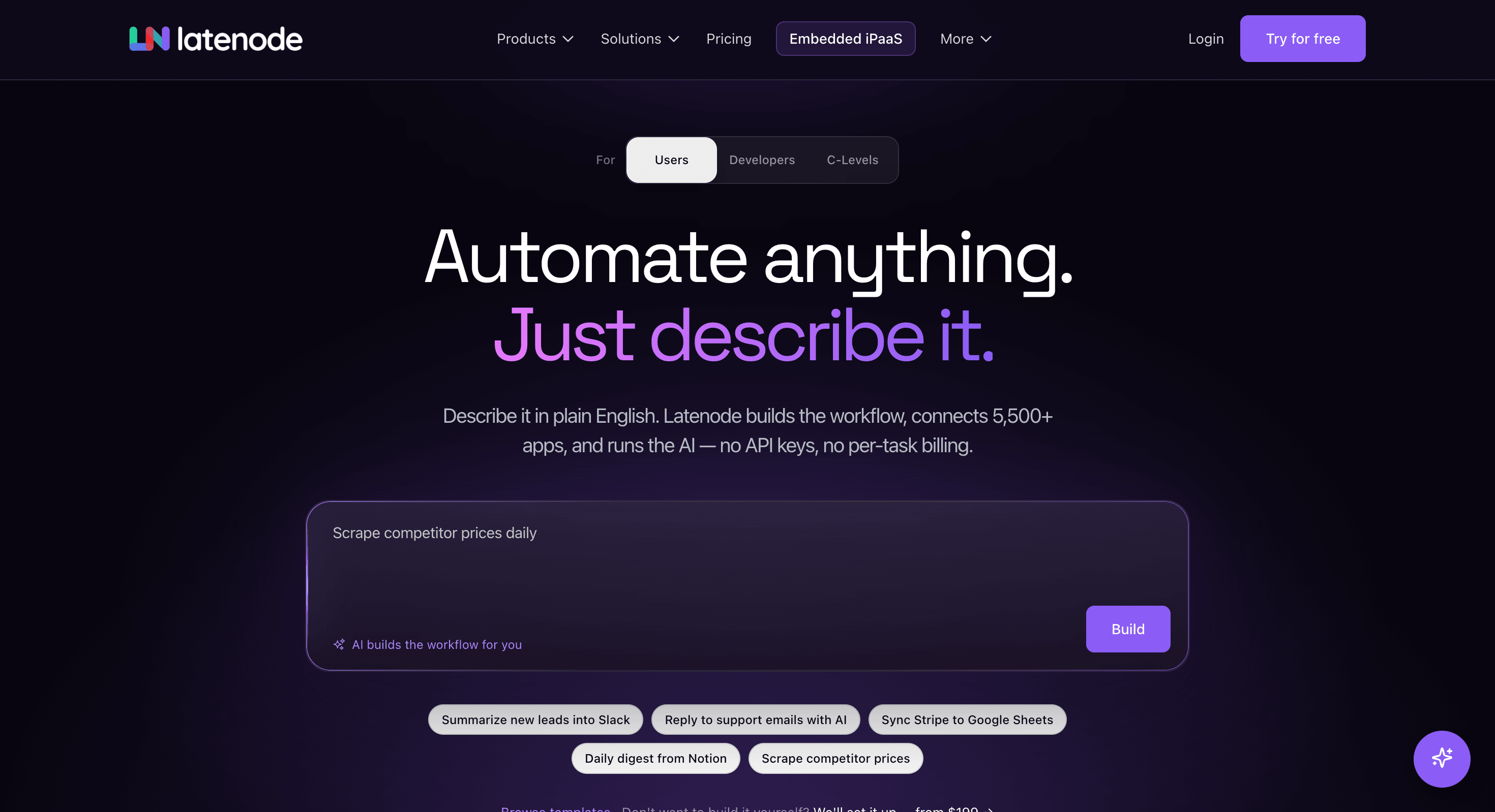 Latenode screenshot