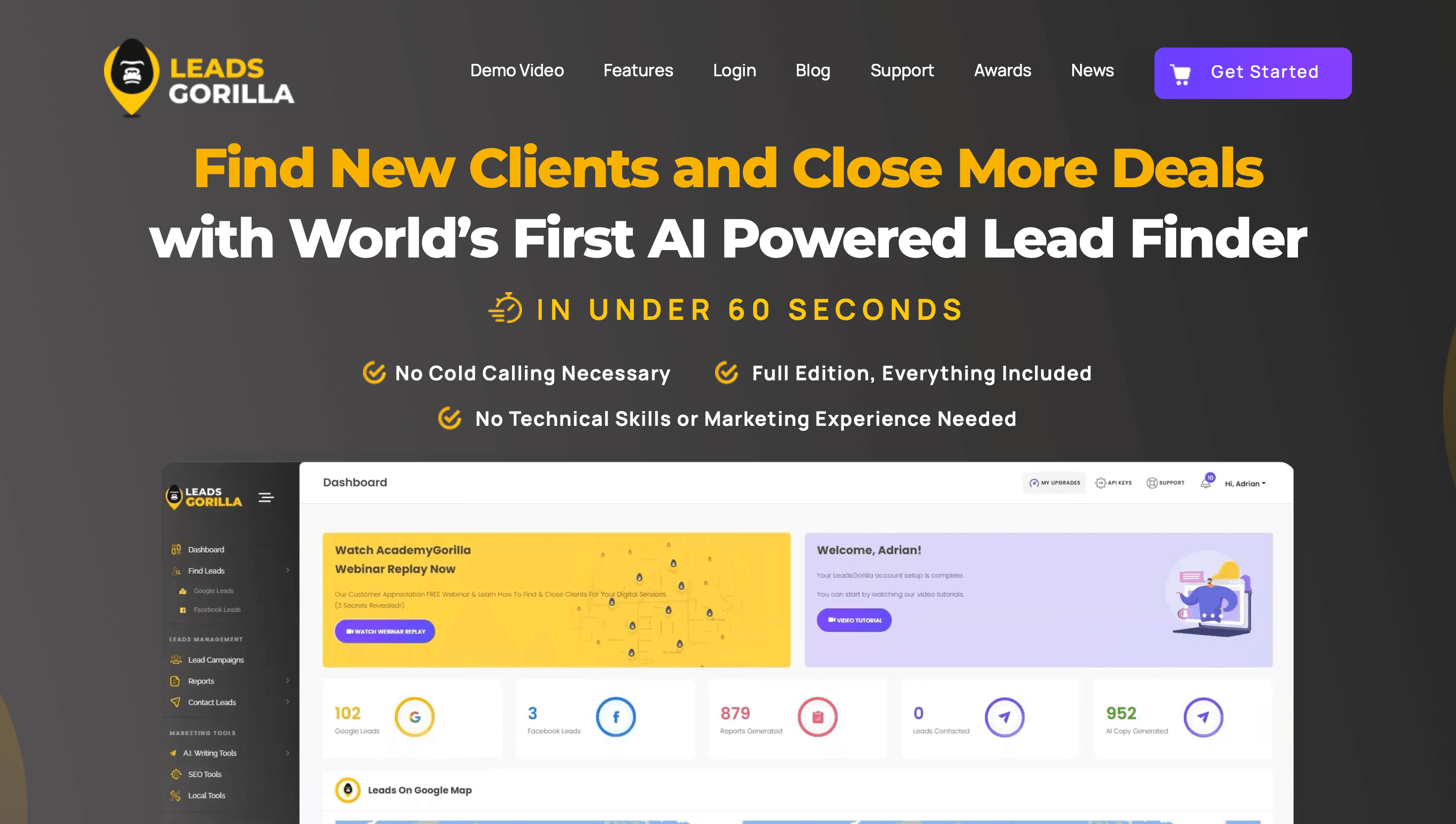 LeadsGorilla 2.0 screenshot