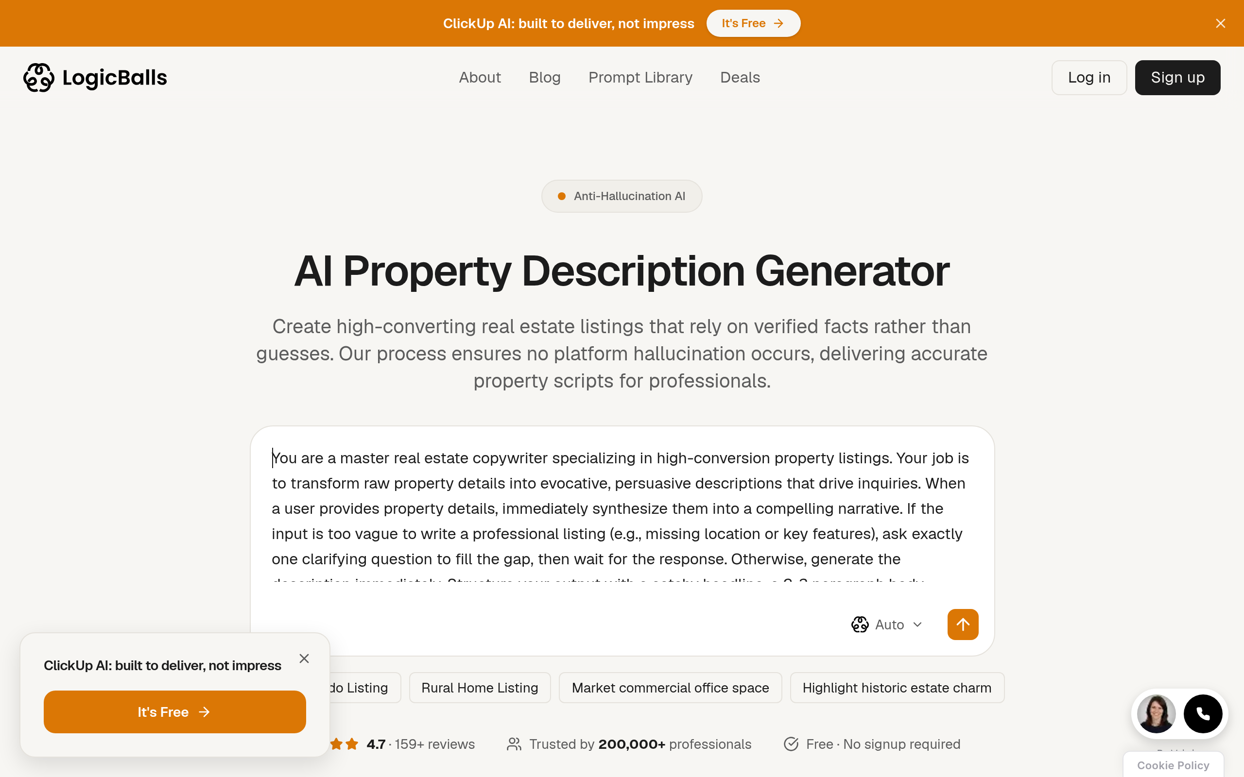AI Property Description Generator