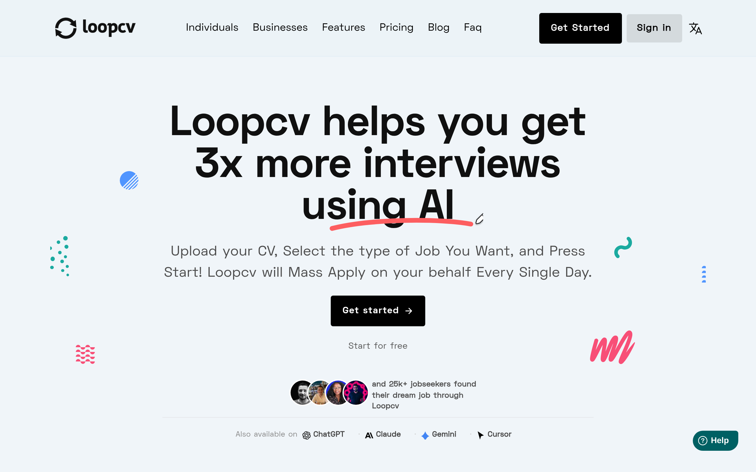LoopCV screenshot