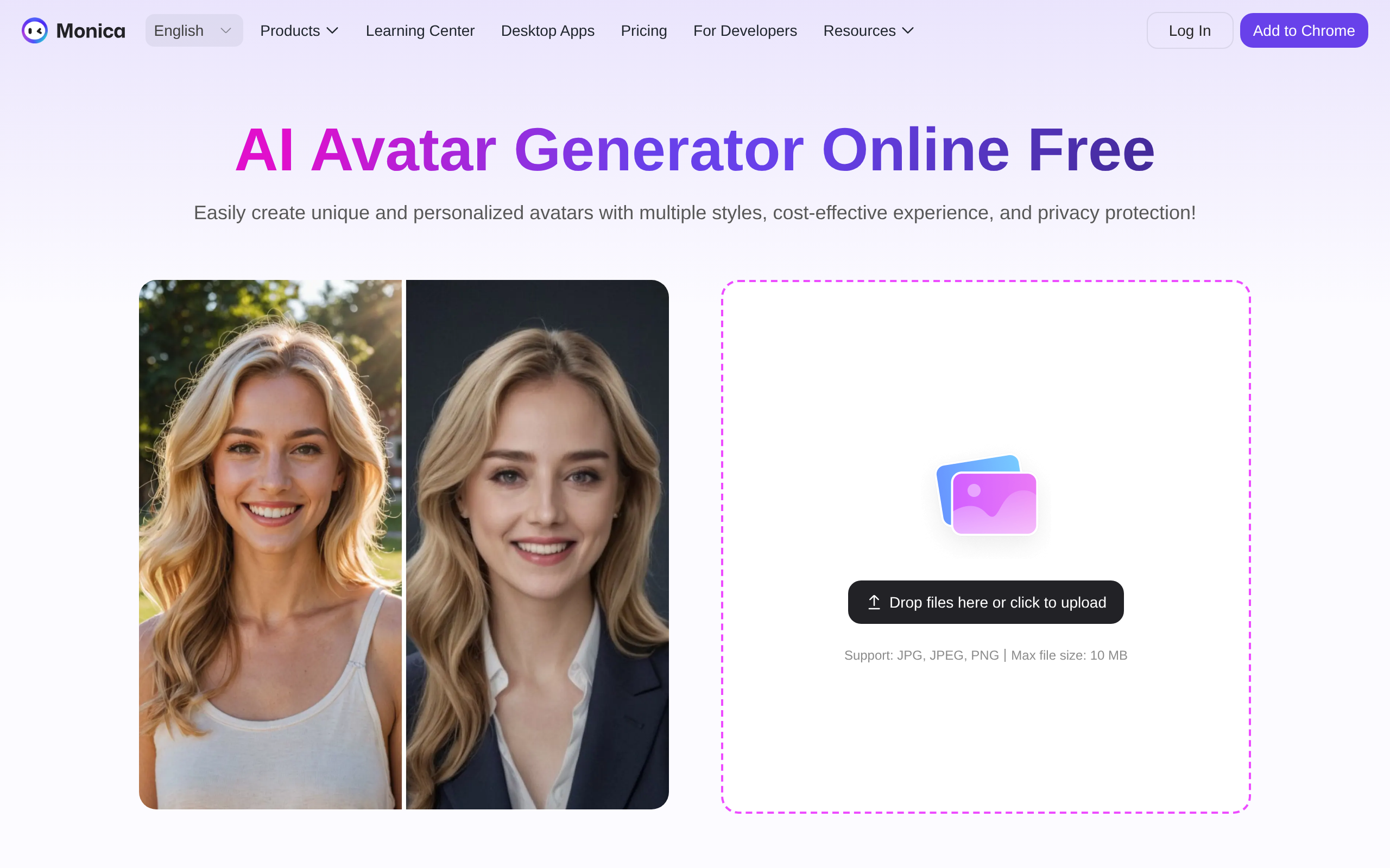 AI Avatar Generator Online Free