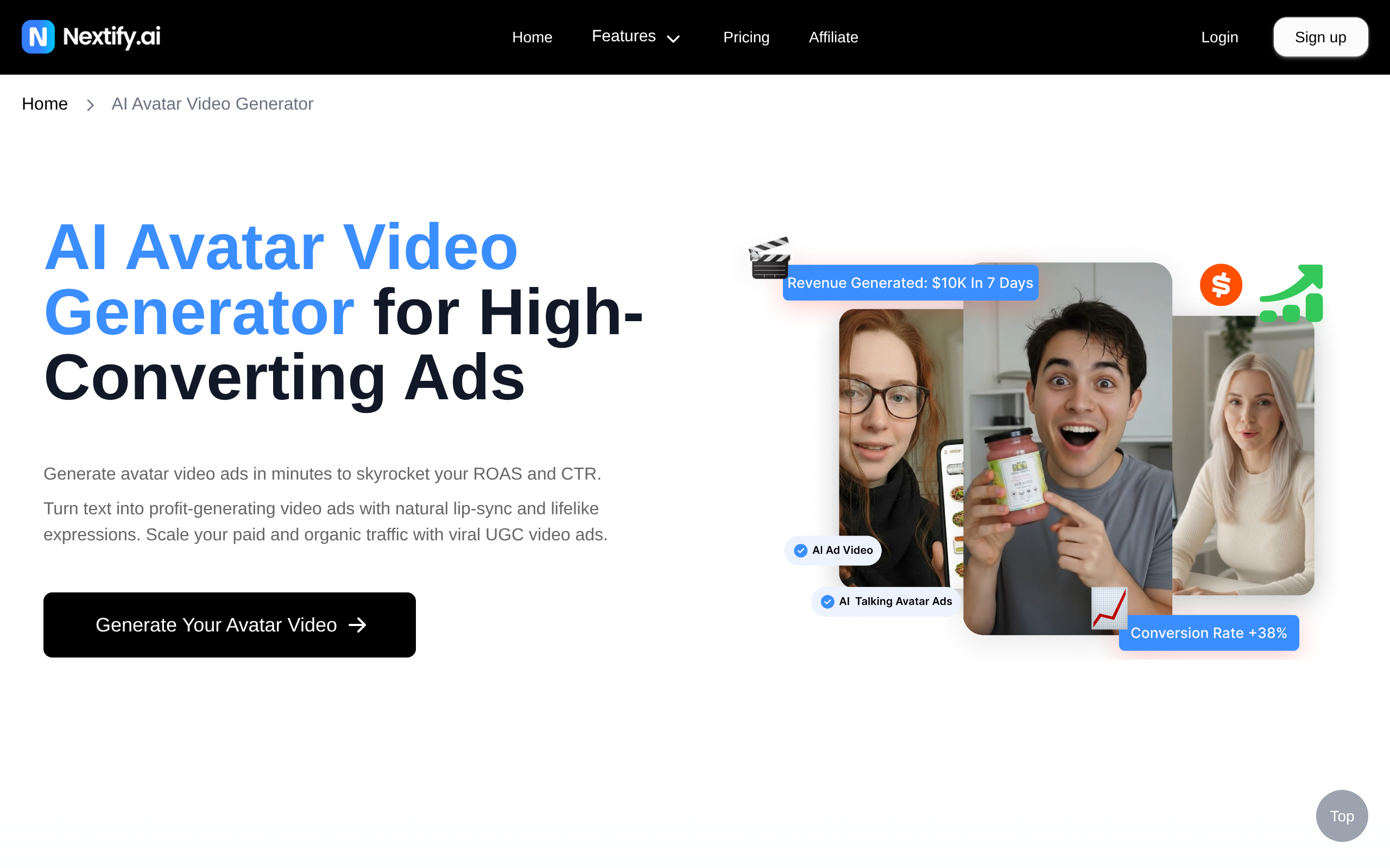 Free AI Avatar Video Generator