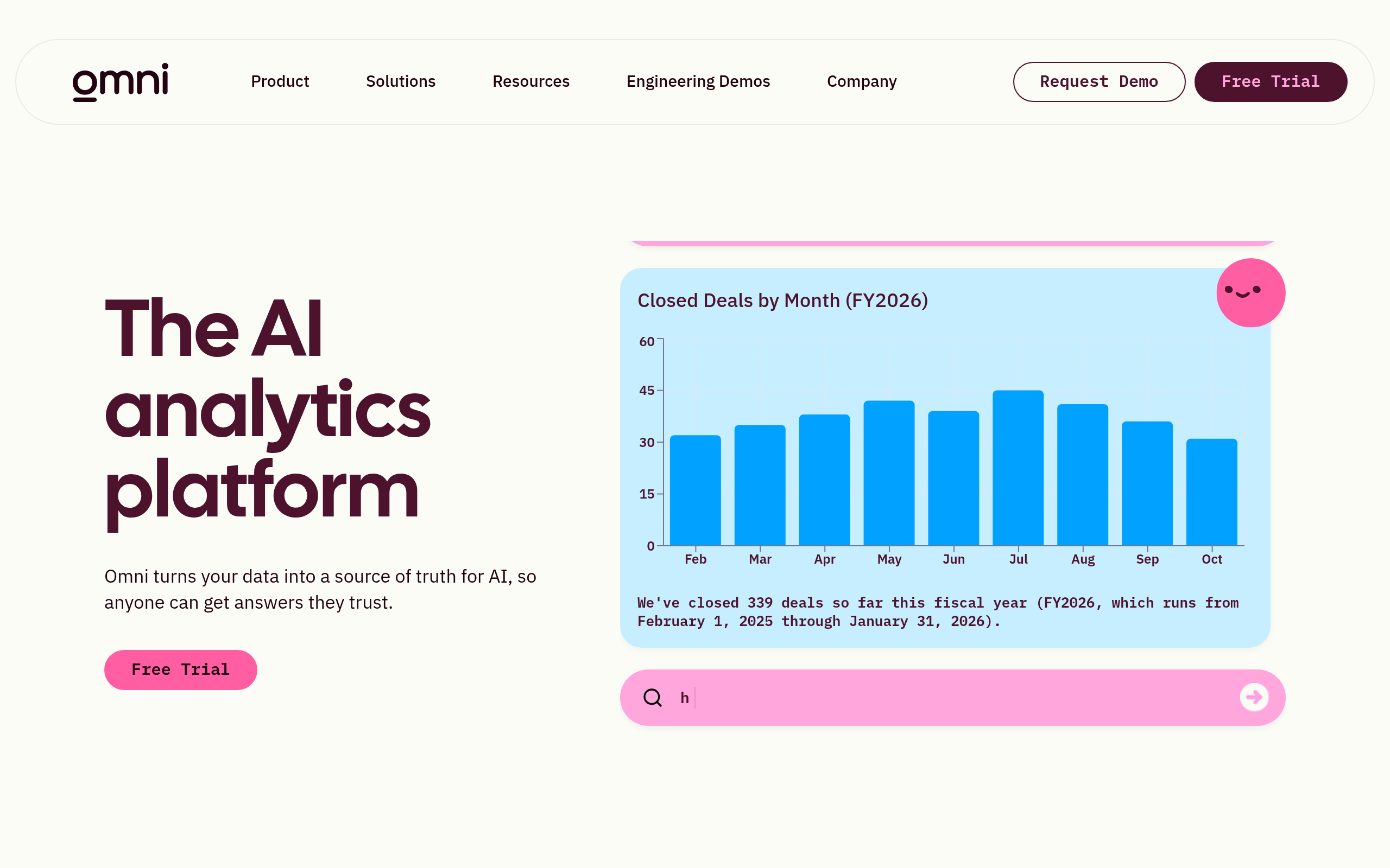 Omni Analytics screenshot