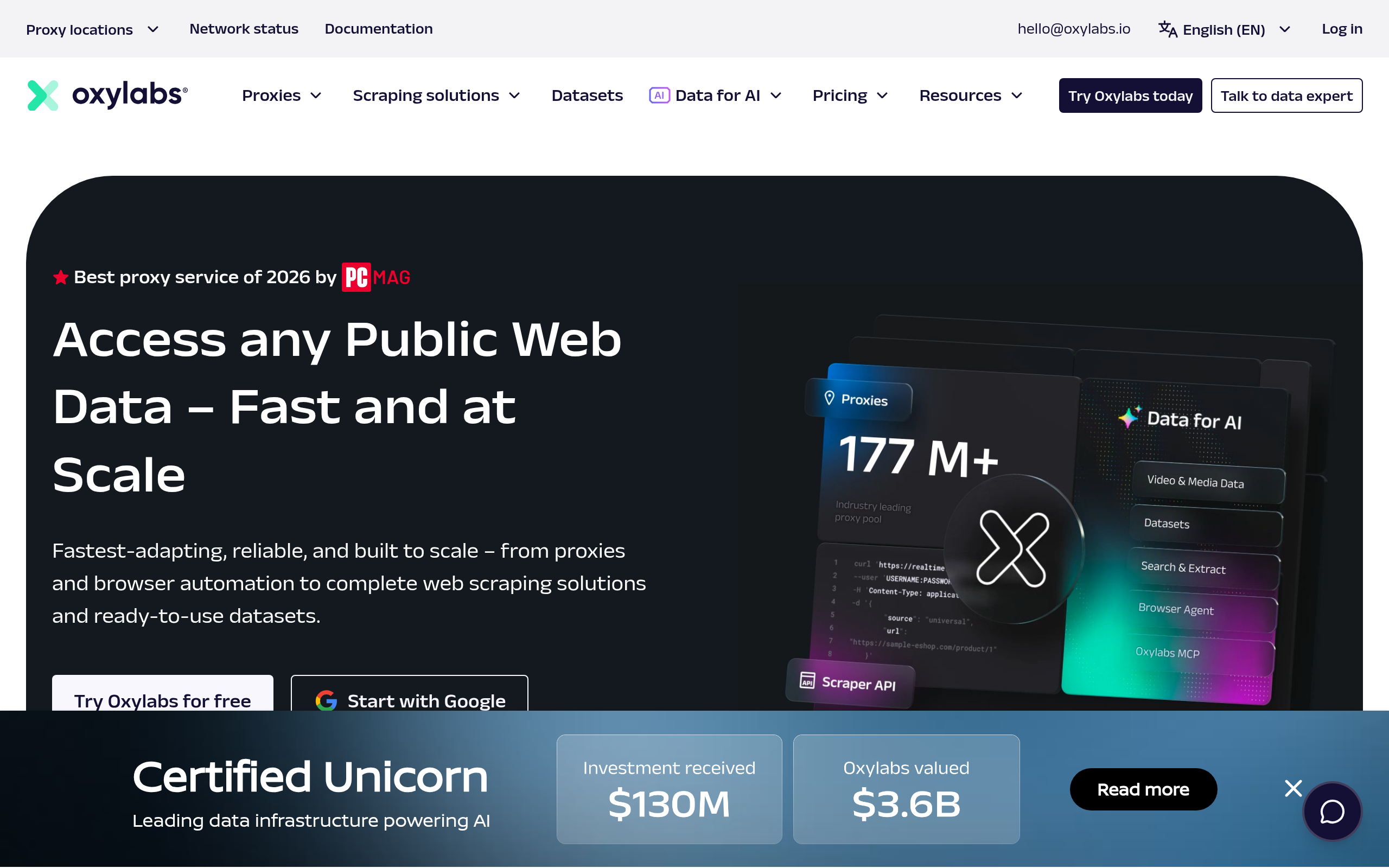Oxylabs screenshot