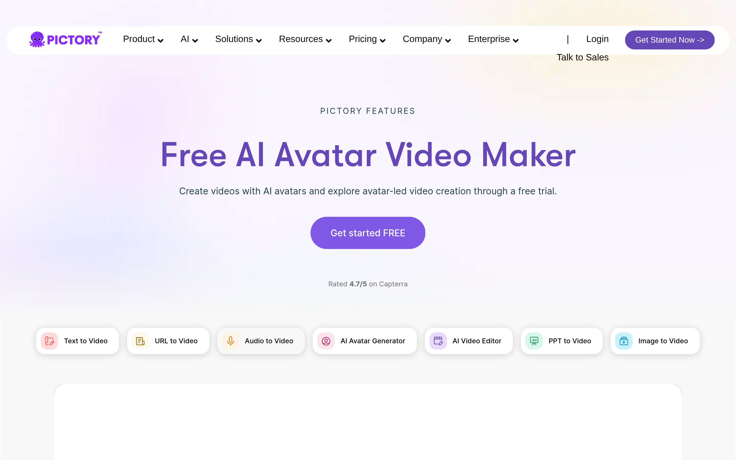 Free AI Avatar Video Maker screenshot