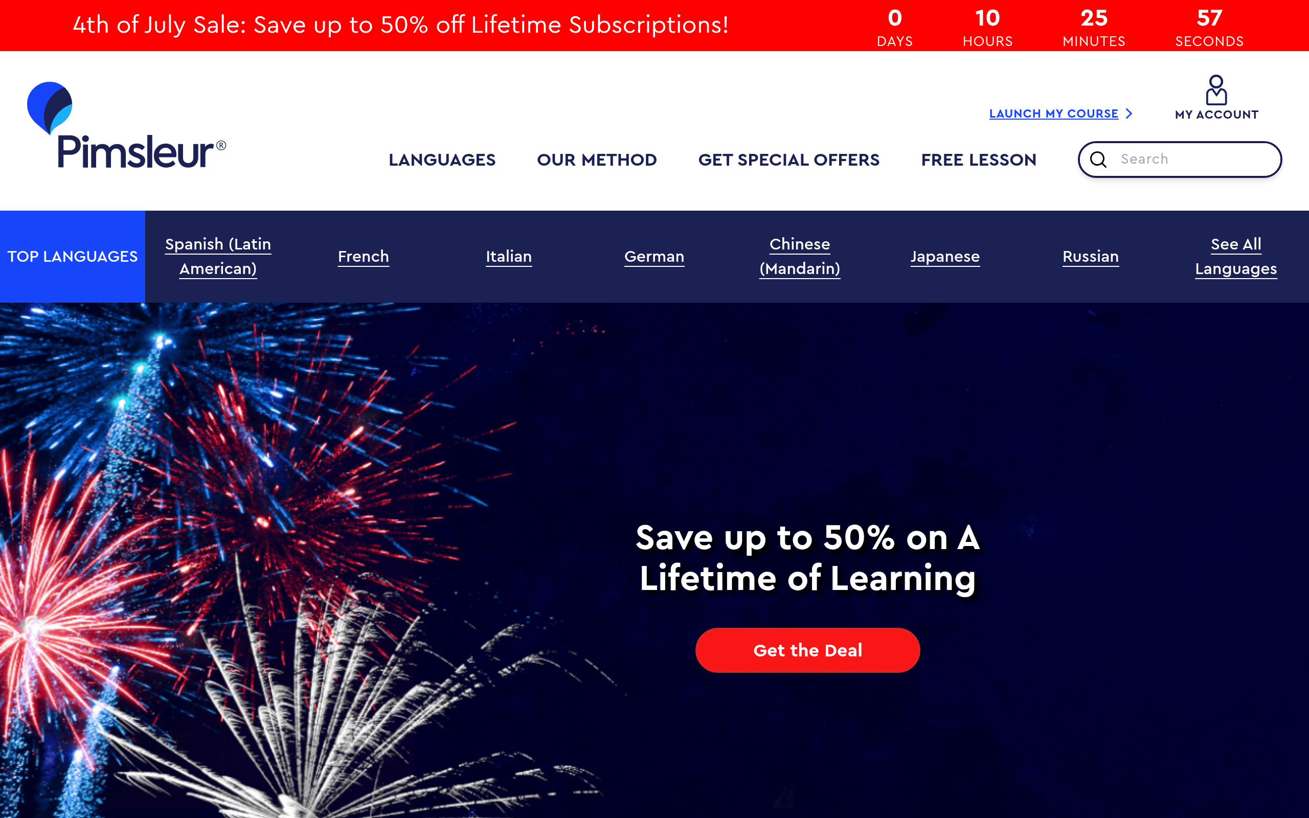 Pimsleur screenshot