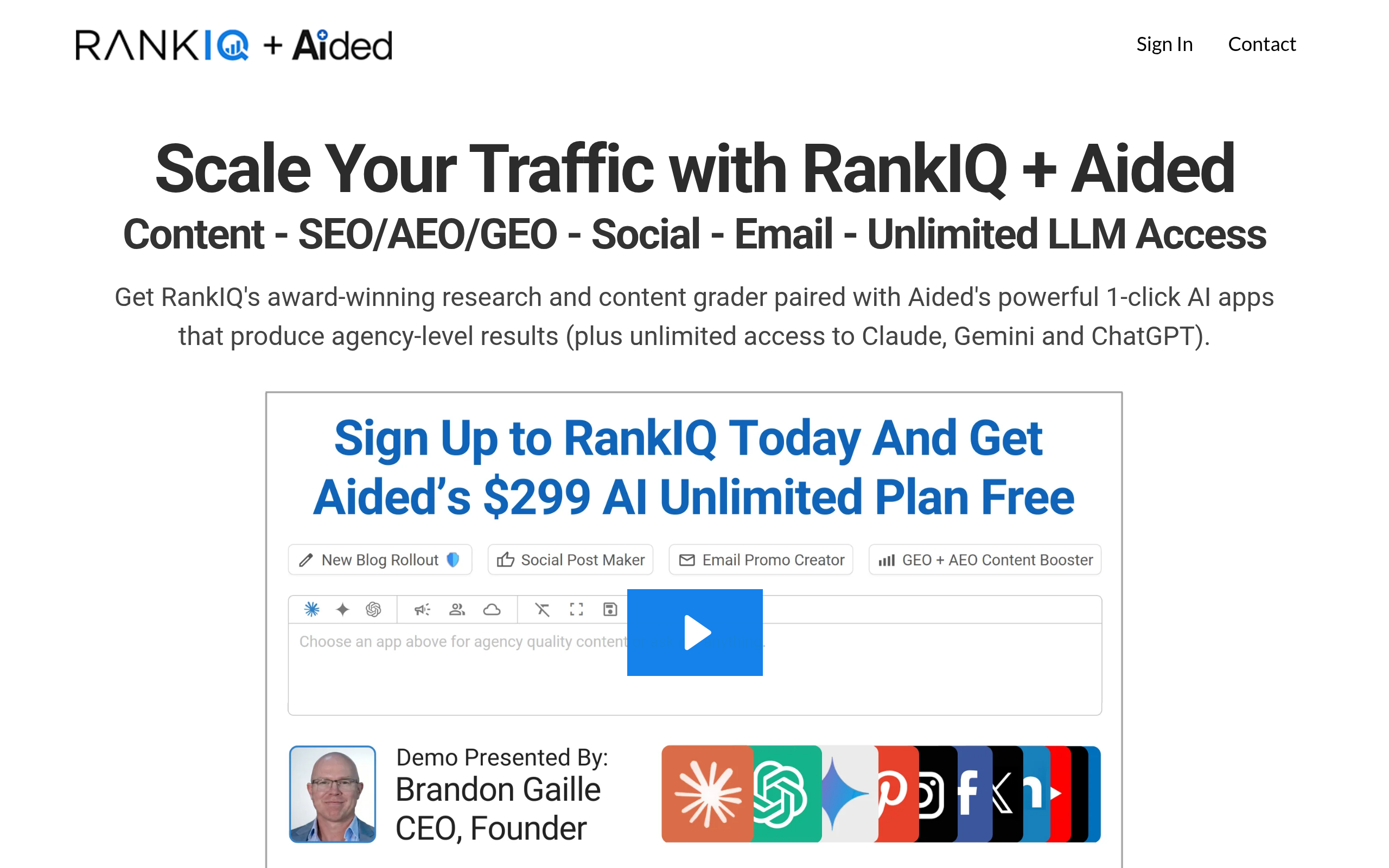 RankIQ screenshot