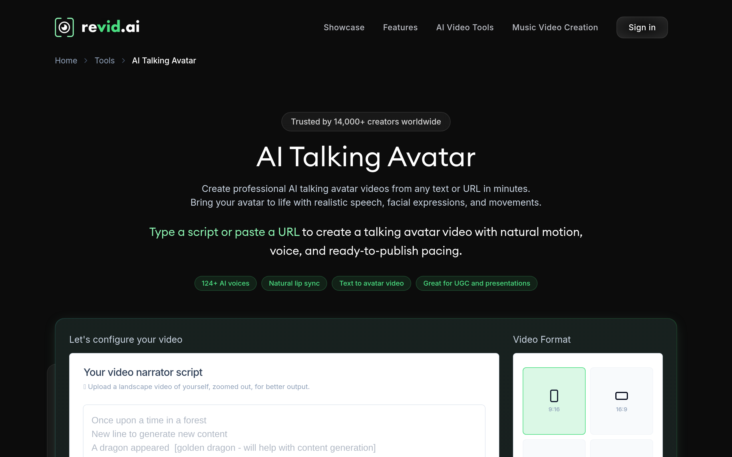 AI Talking Avatar Generator