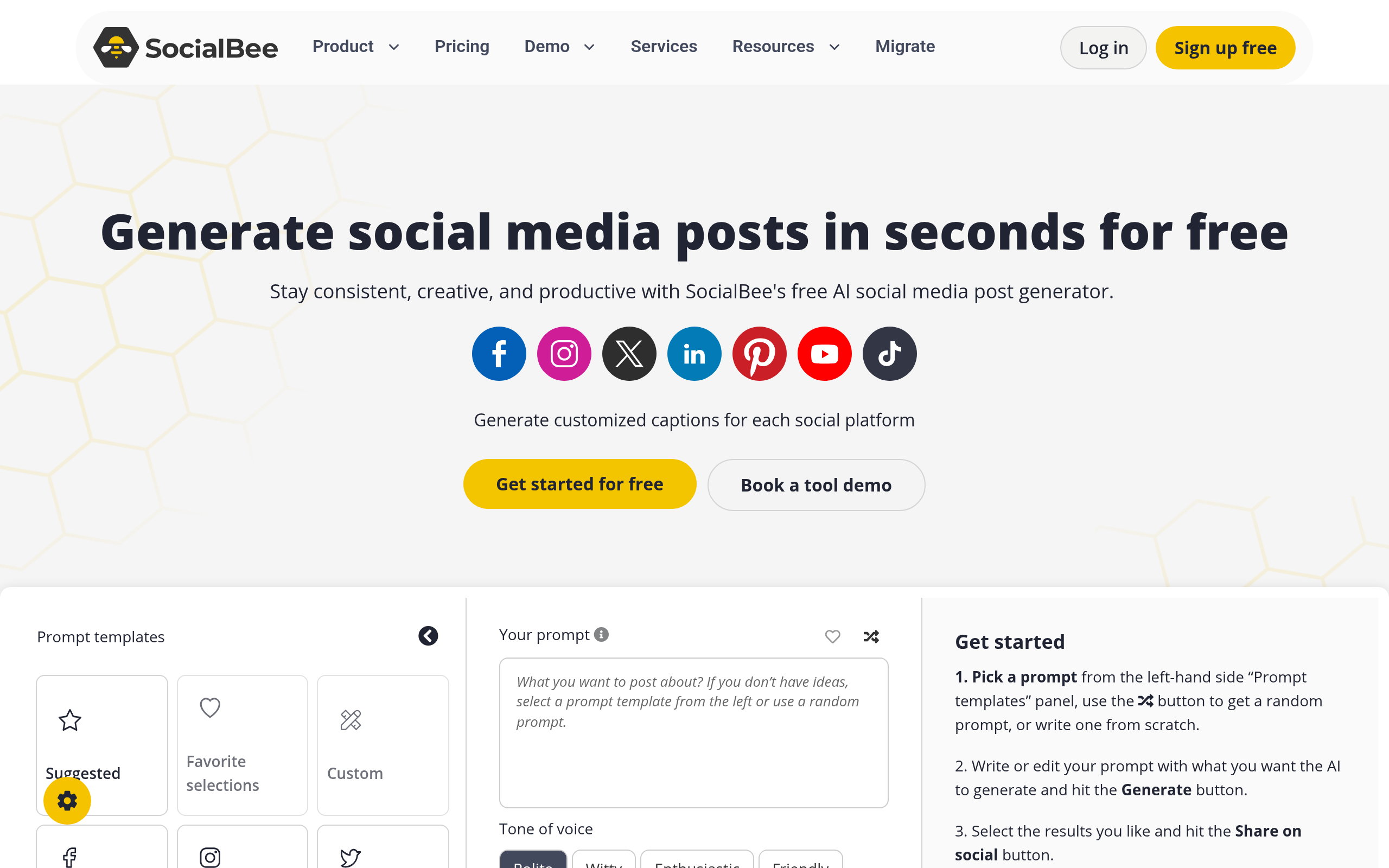Free AI Social Media Post Generator