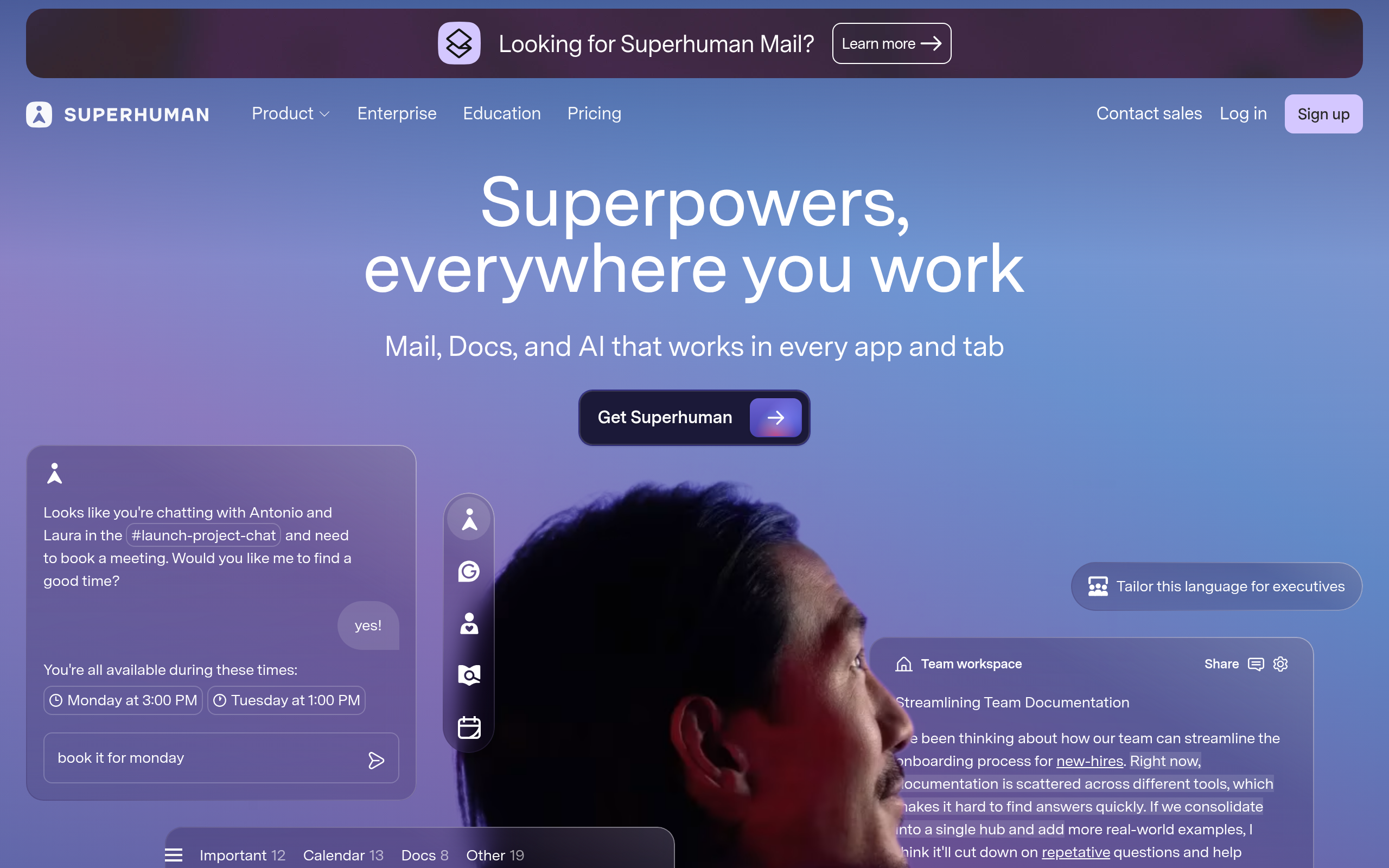 Superhuman screenshot