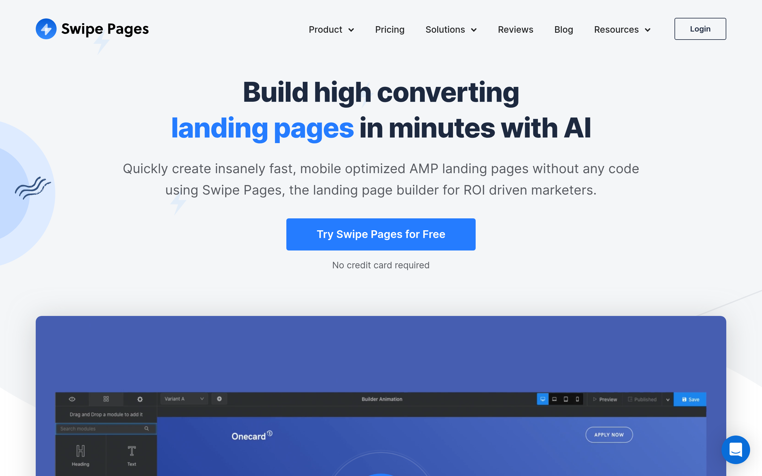 Swipe Pages