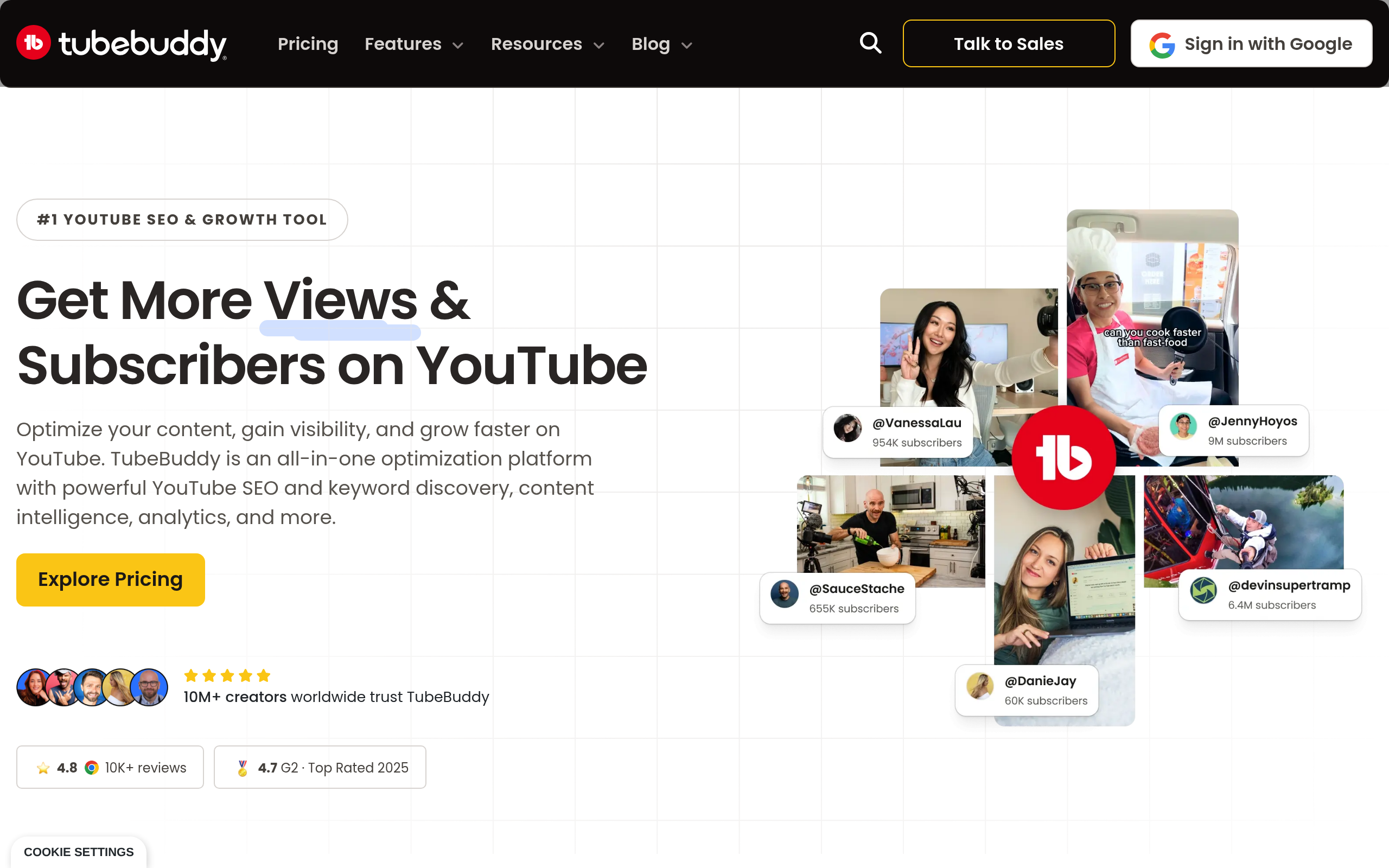 TubeBuddy screenshot
