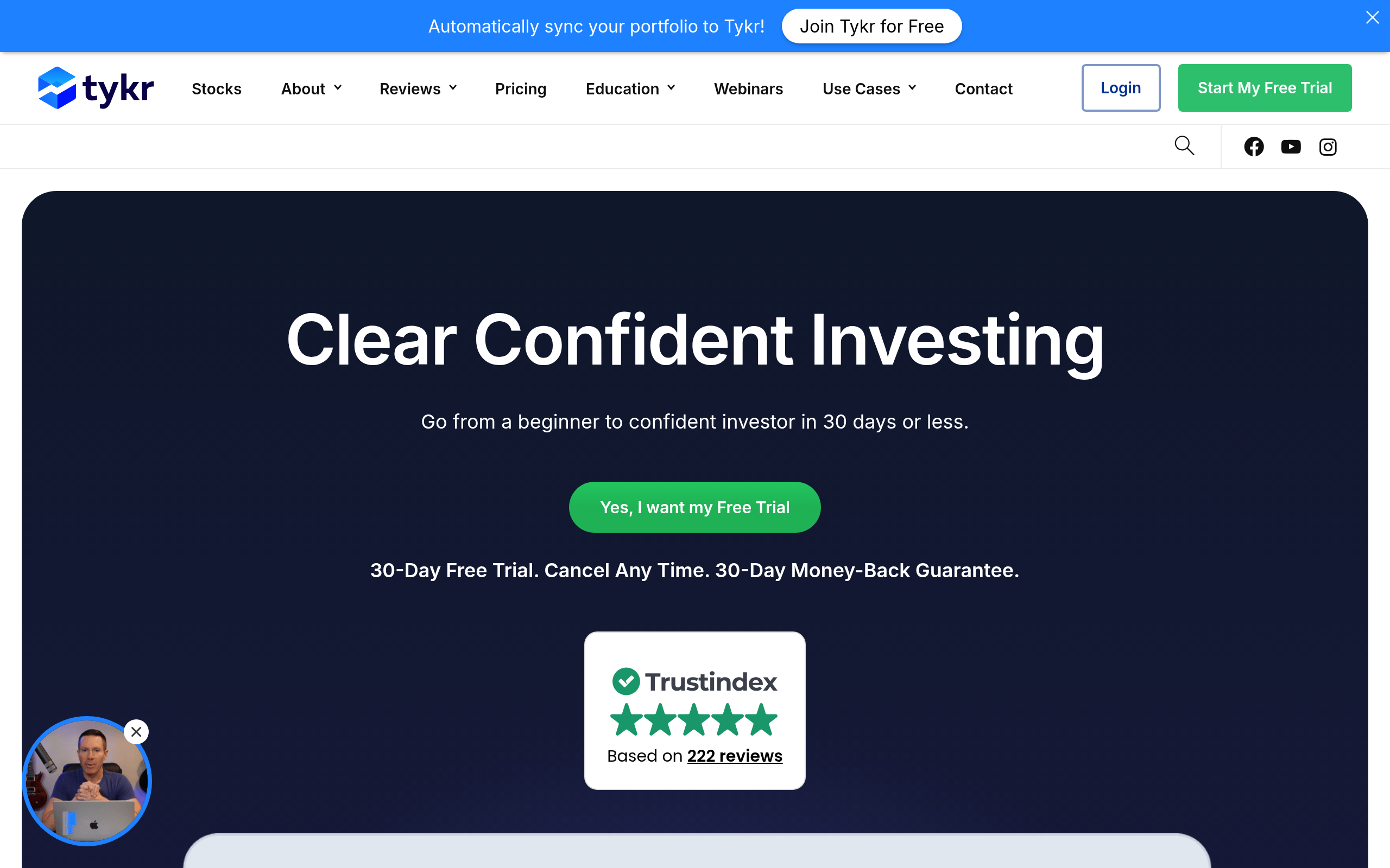 Tykr screenshot