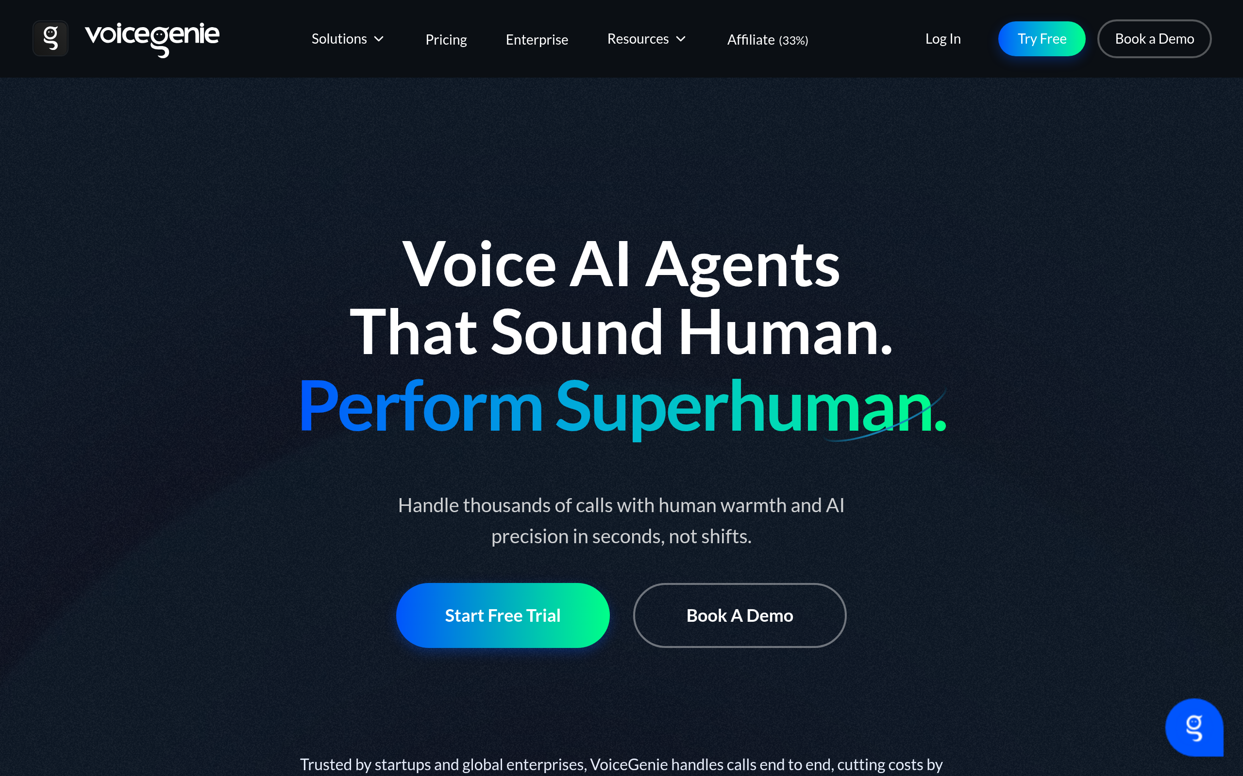 VoiceGenie screenshot