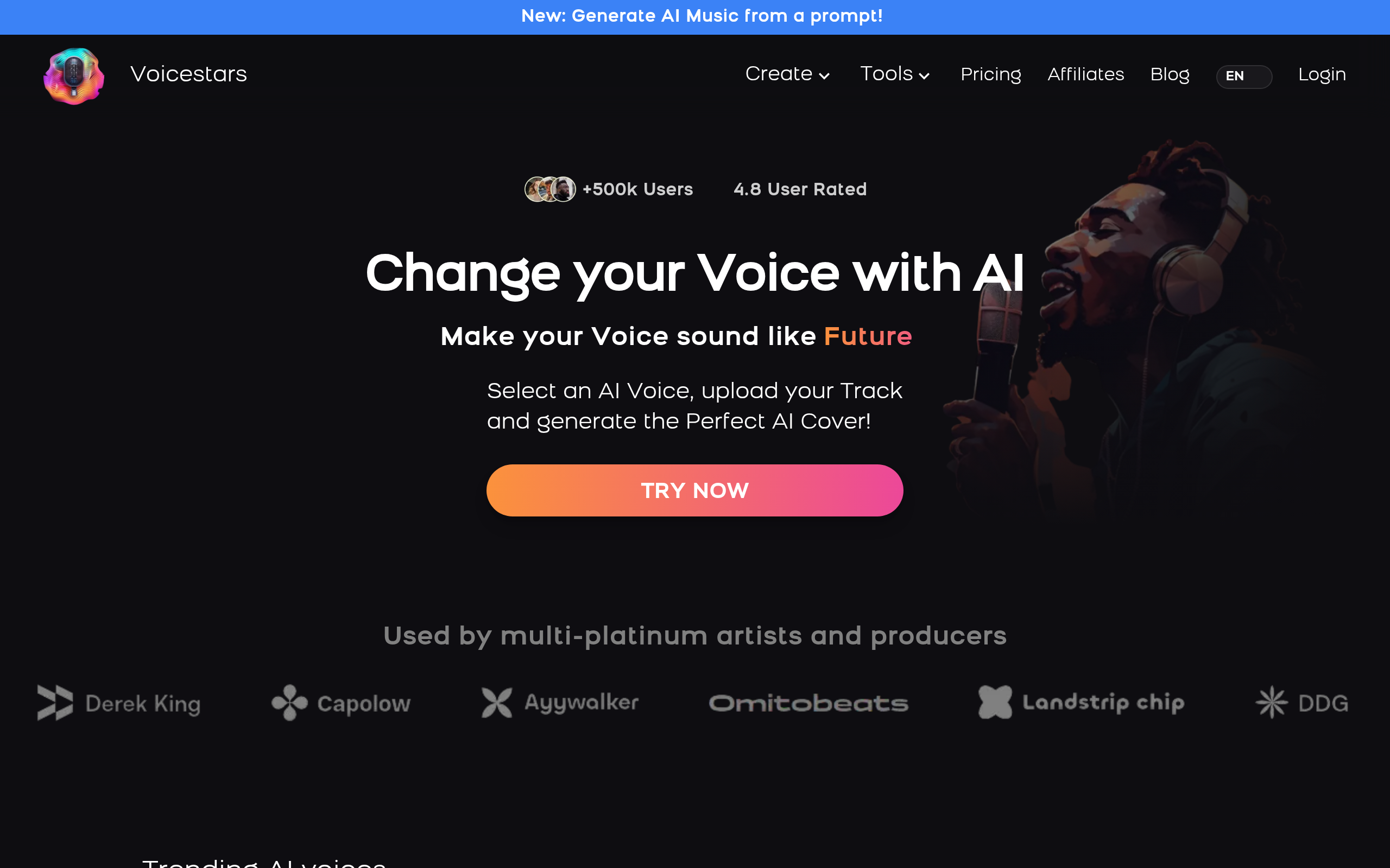 Voicestars screenshot