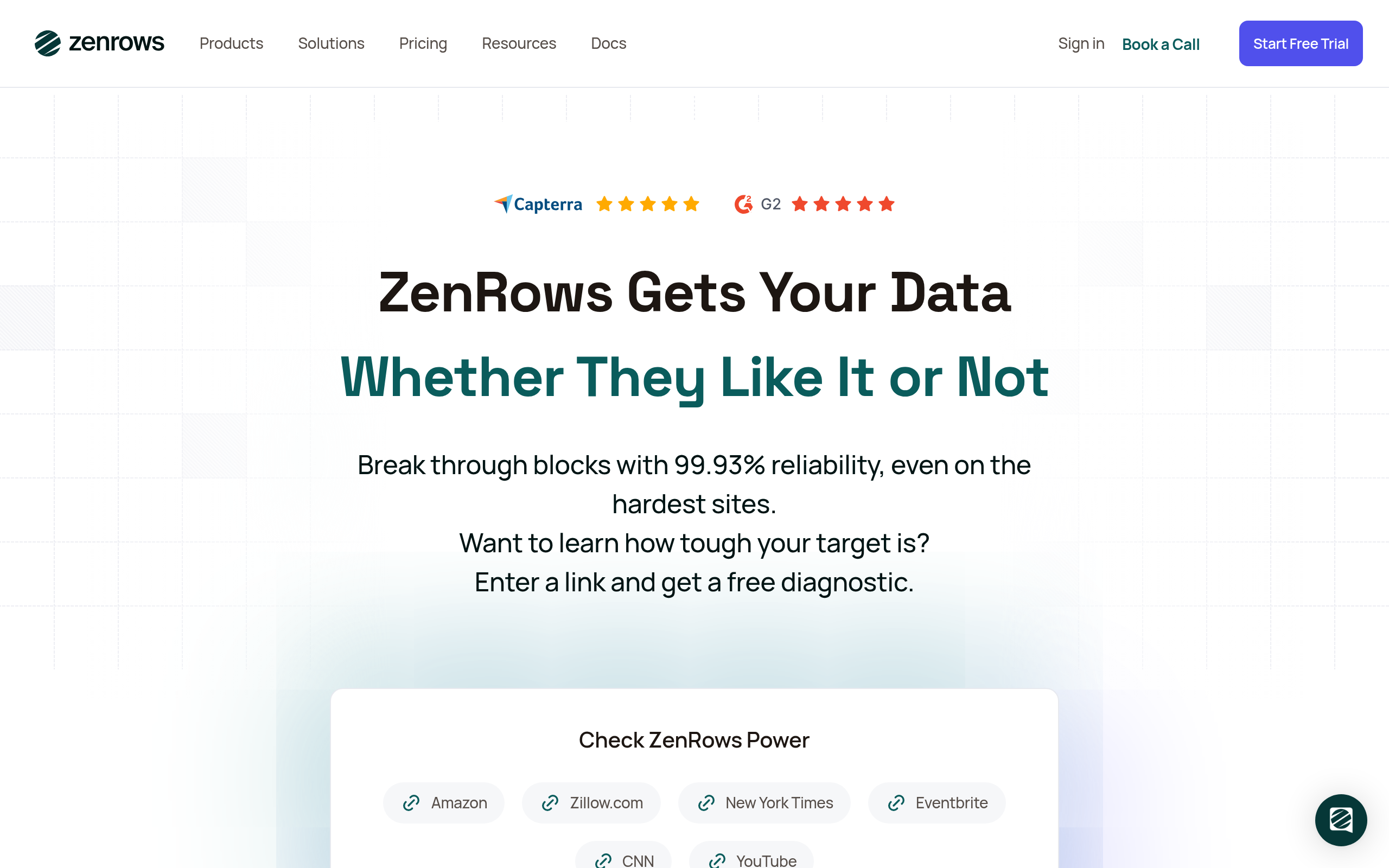 zenrows.com screenshot