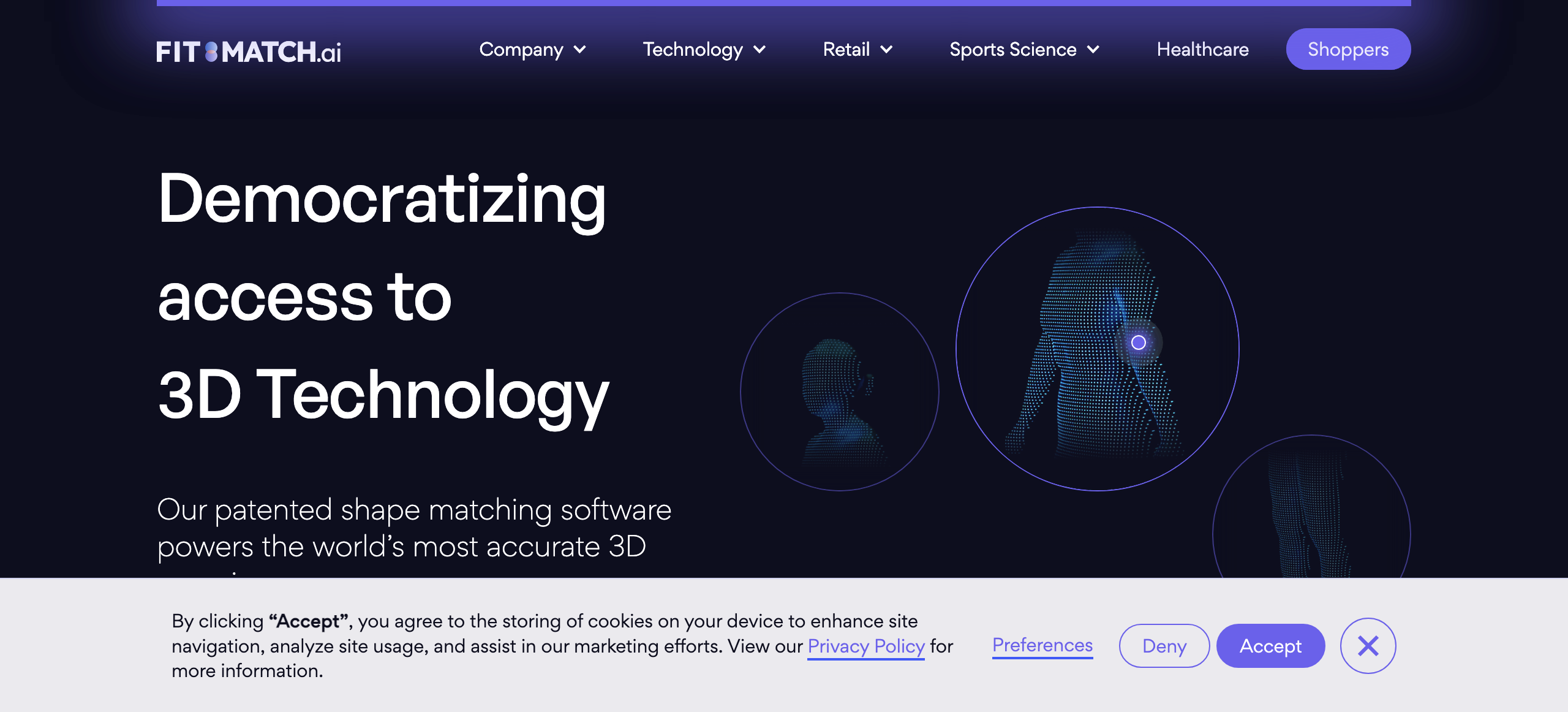 Fit:match - AI tool screenshot