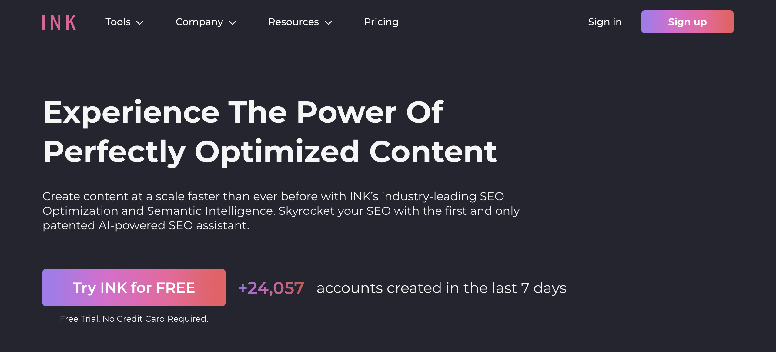 INK - AI Content Assistant - AI tool screenshot