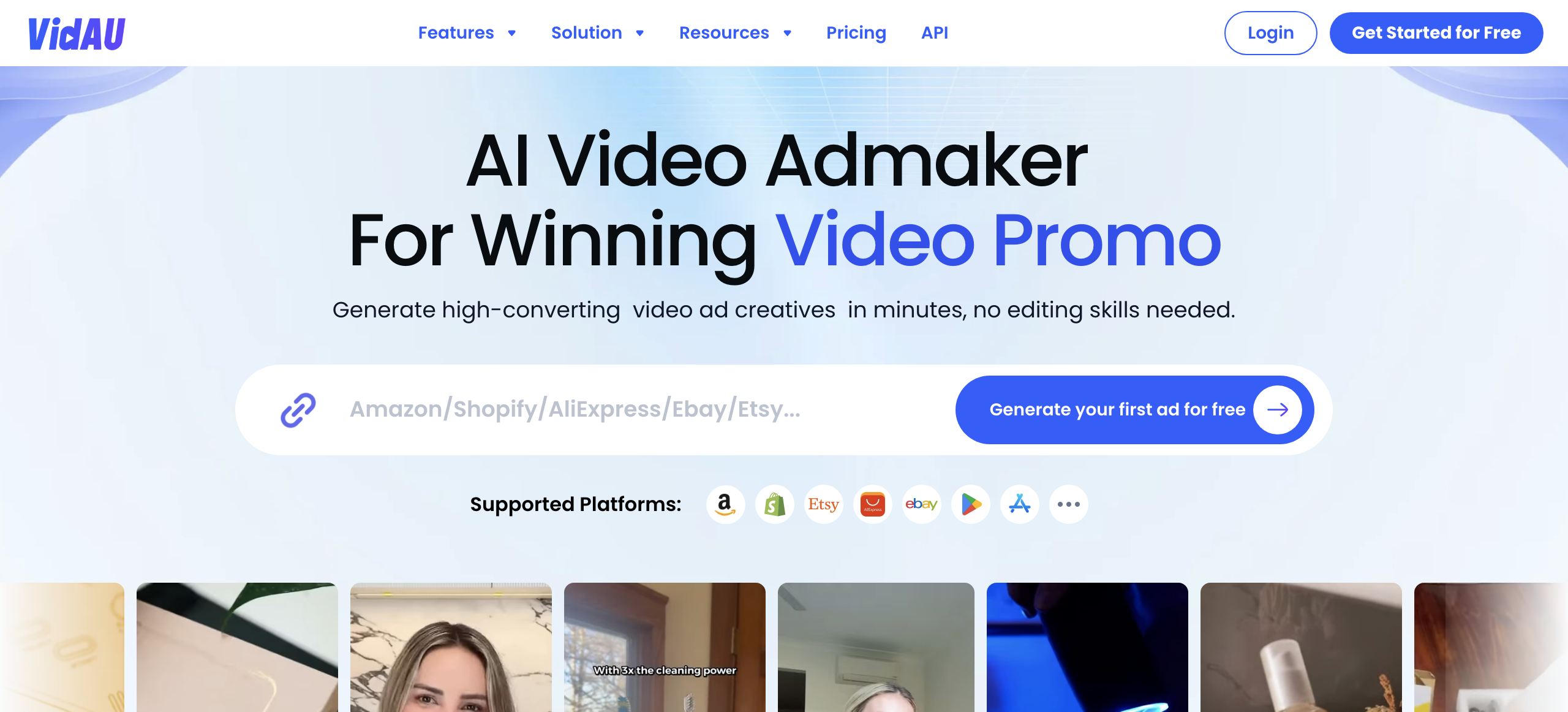 VidAU AI Video Generator