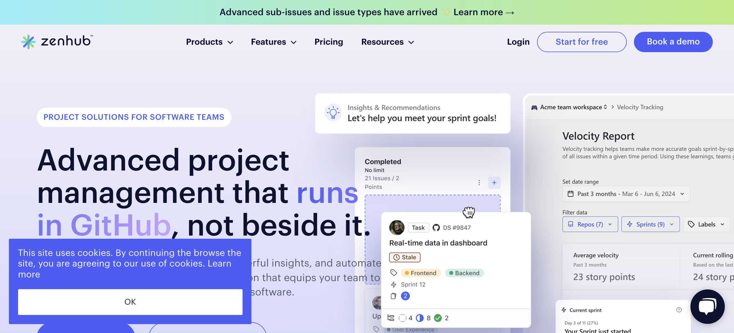 ZenHub - AI tool screenshot
